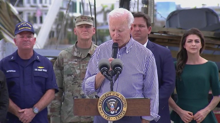 'It's going to take years'| President Biden announces more FEMA aid, recovery efforts for Florida