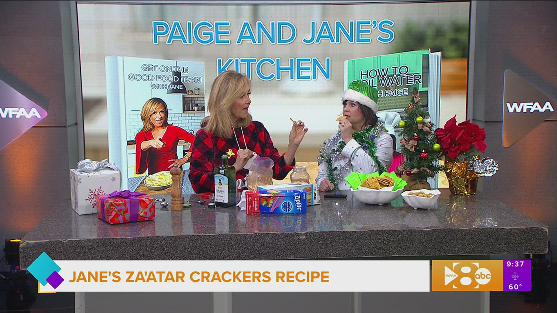 Jane shares her recipe for spicy crackers