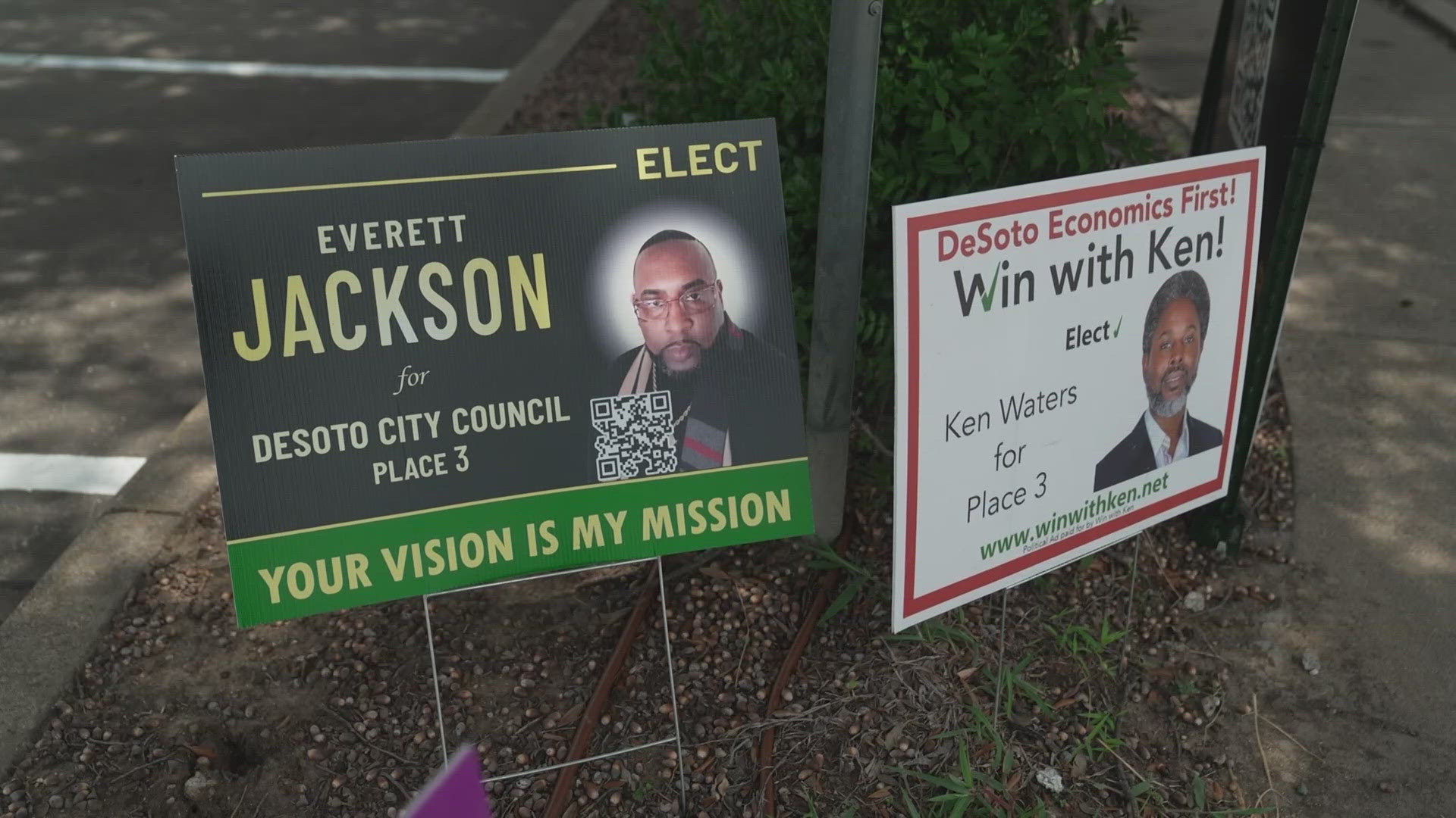 Everett Jackson's eligibility for DeSoto City Council Place 3 faces scrutiny over felony paperwork issues.