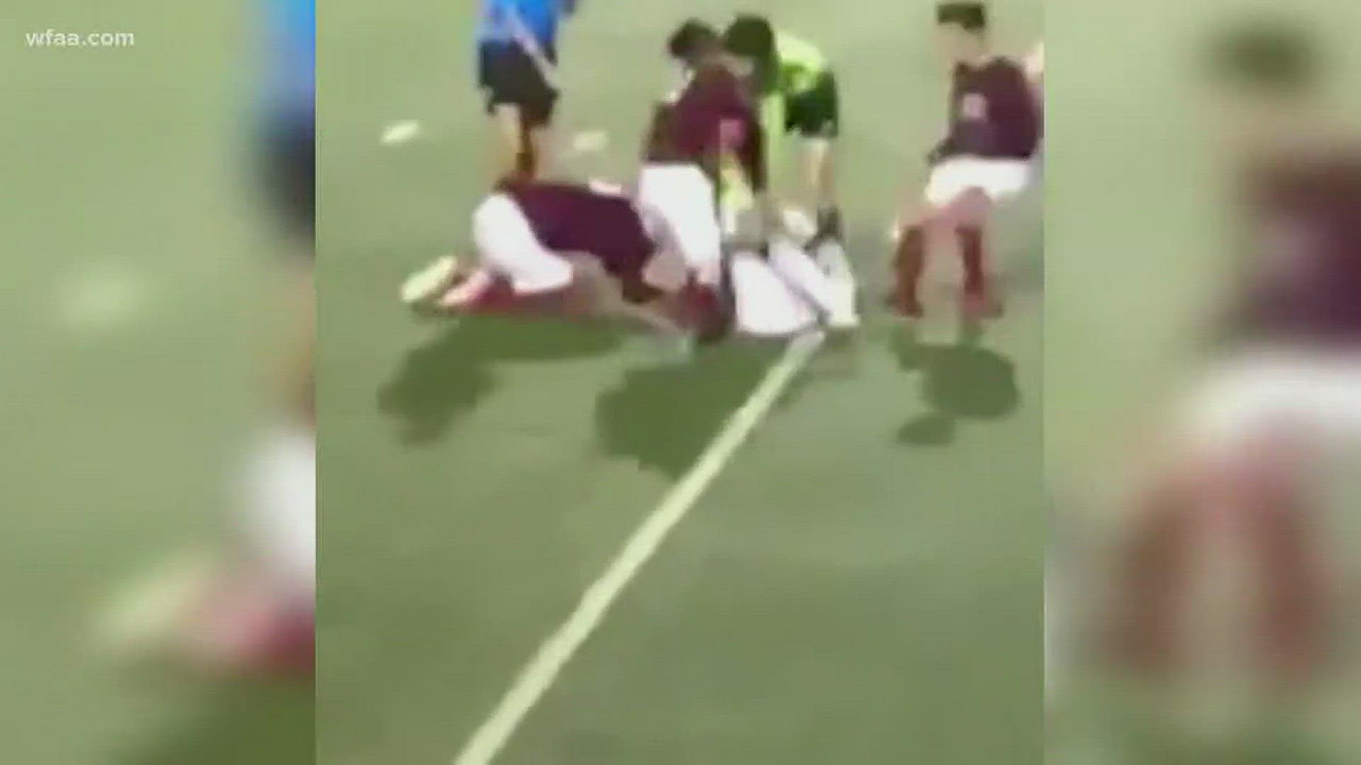 Parent, player arrested after brawl at Lewisville-Hebron soccer game, police say