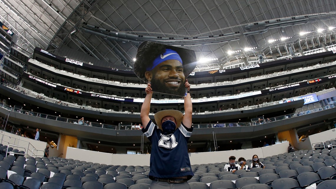 Despite limited capacity at AT&T Stadium, diehard Cowboys fans are