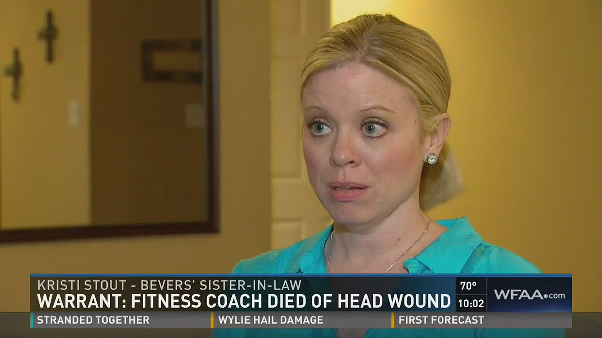 Marie Saavedra has the latest on the death of Missy Bevers, a fitness coach who was killed inside a Midlothian church this week.