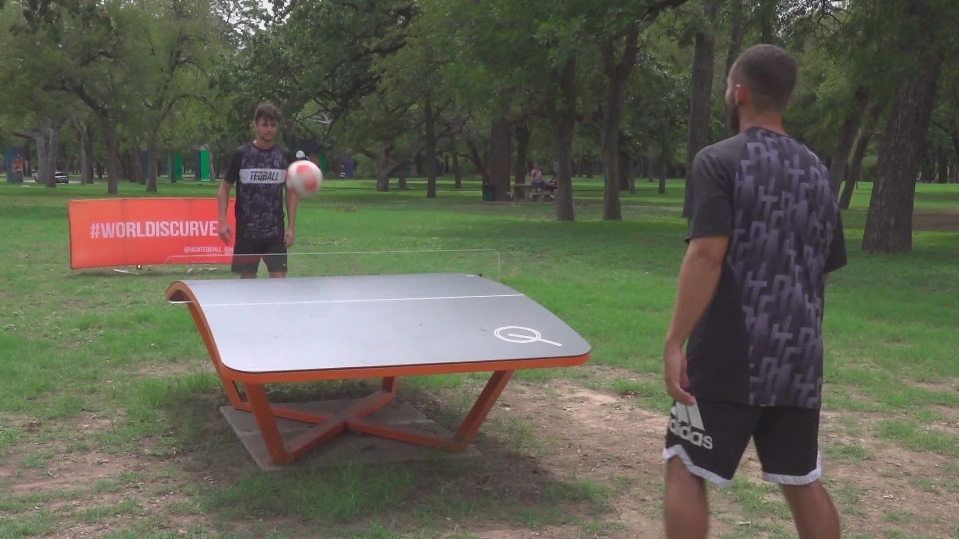 Teqball is essentially soccer on a ping pong table and it's catching on ... quickly.