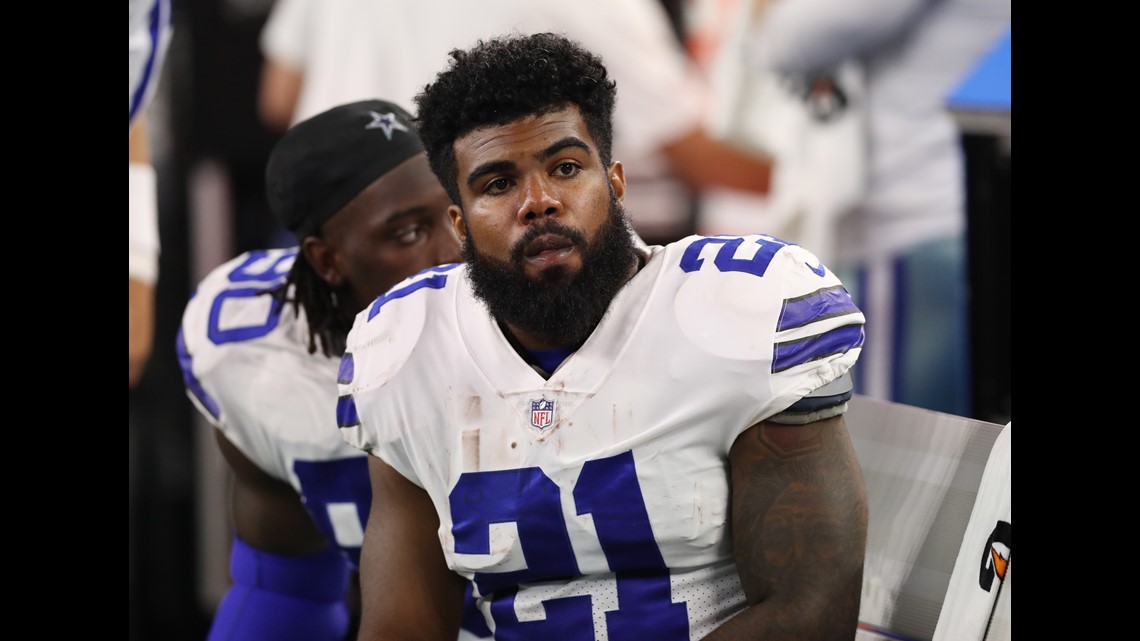 Cowboys RB Ezekiel Elliott benched for disciplinary reasons