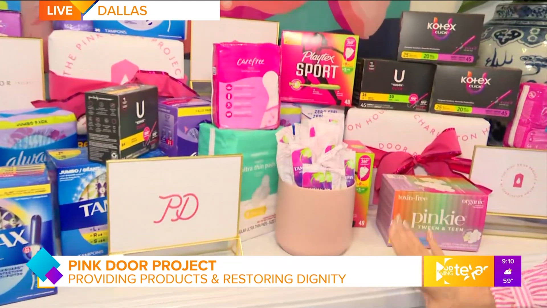 Pink Door Project: Providing Products & Restoring Dignity | wfaa.com