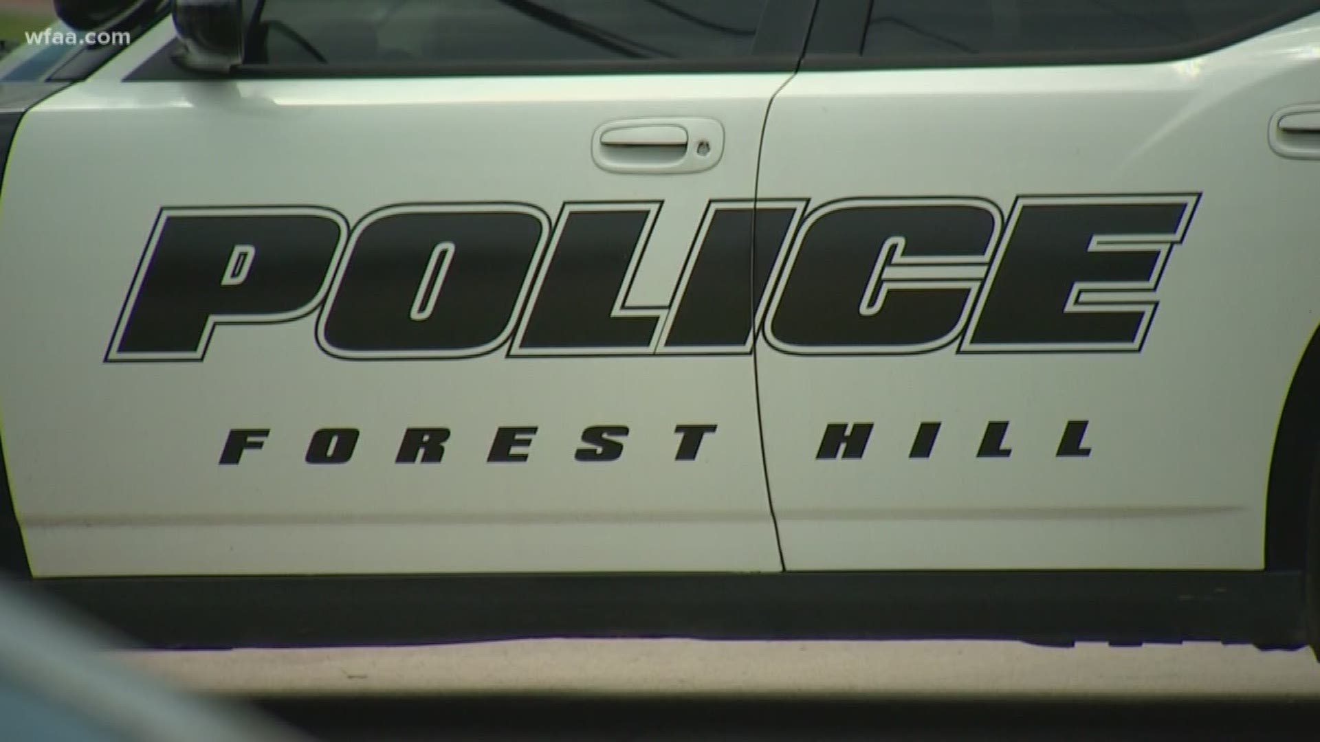 A Forest Hill police officer has been placed on administrative leave in connection with the investigation of the kidnapping of an 8-year-old Fort Worth girl.