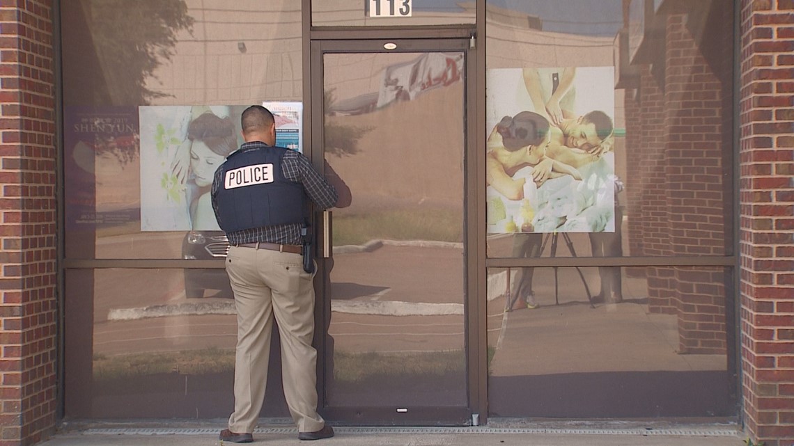 Two human trafficking victims found at DeSoto massage parlor, police say