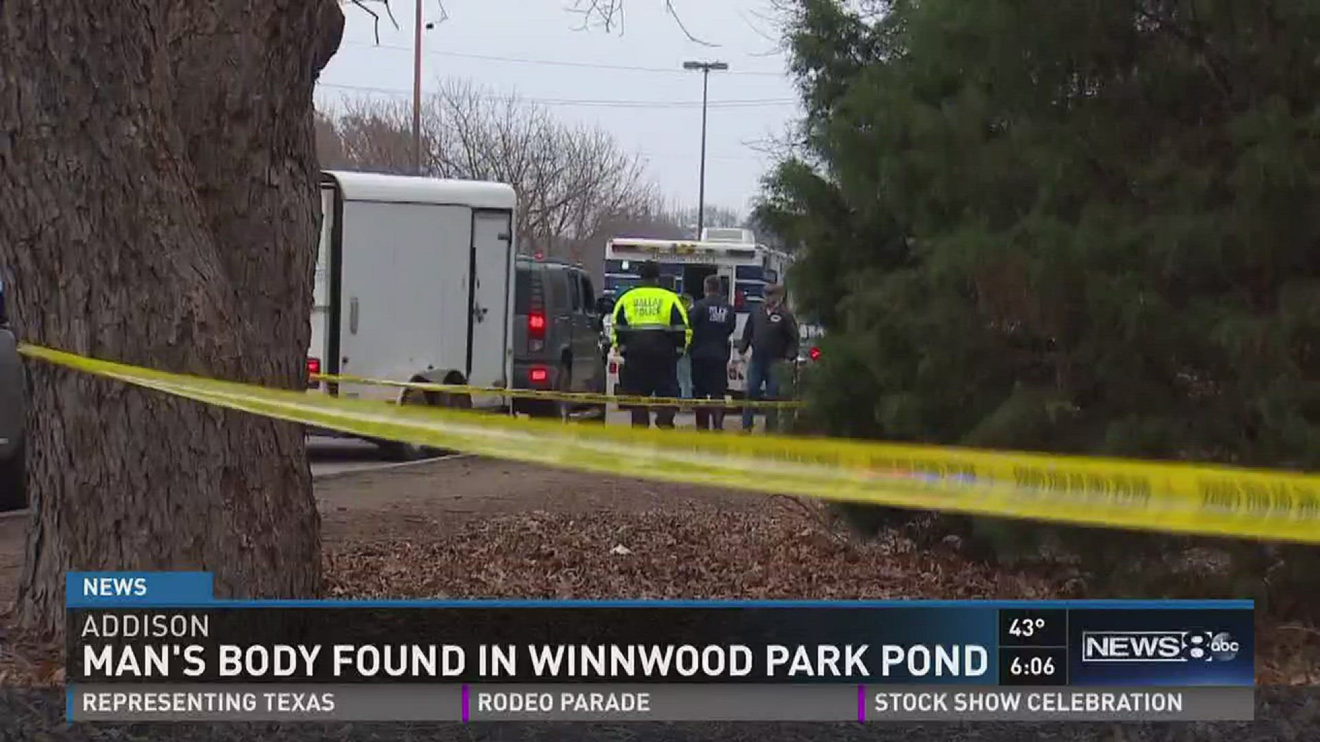 Man's body found in Winnwood Park Pond