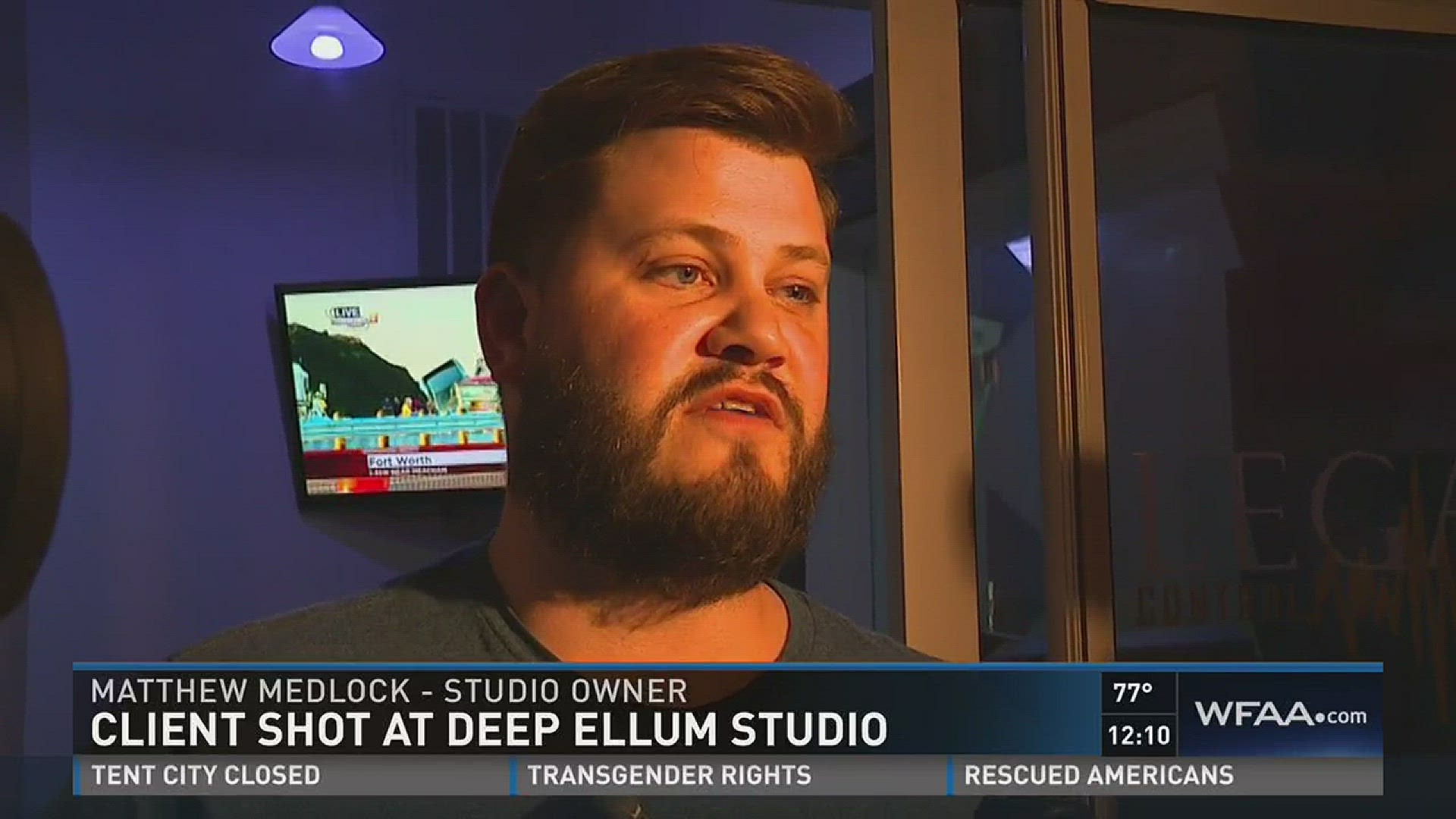 One injured in Deep Ellum recording studio shooting