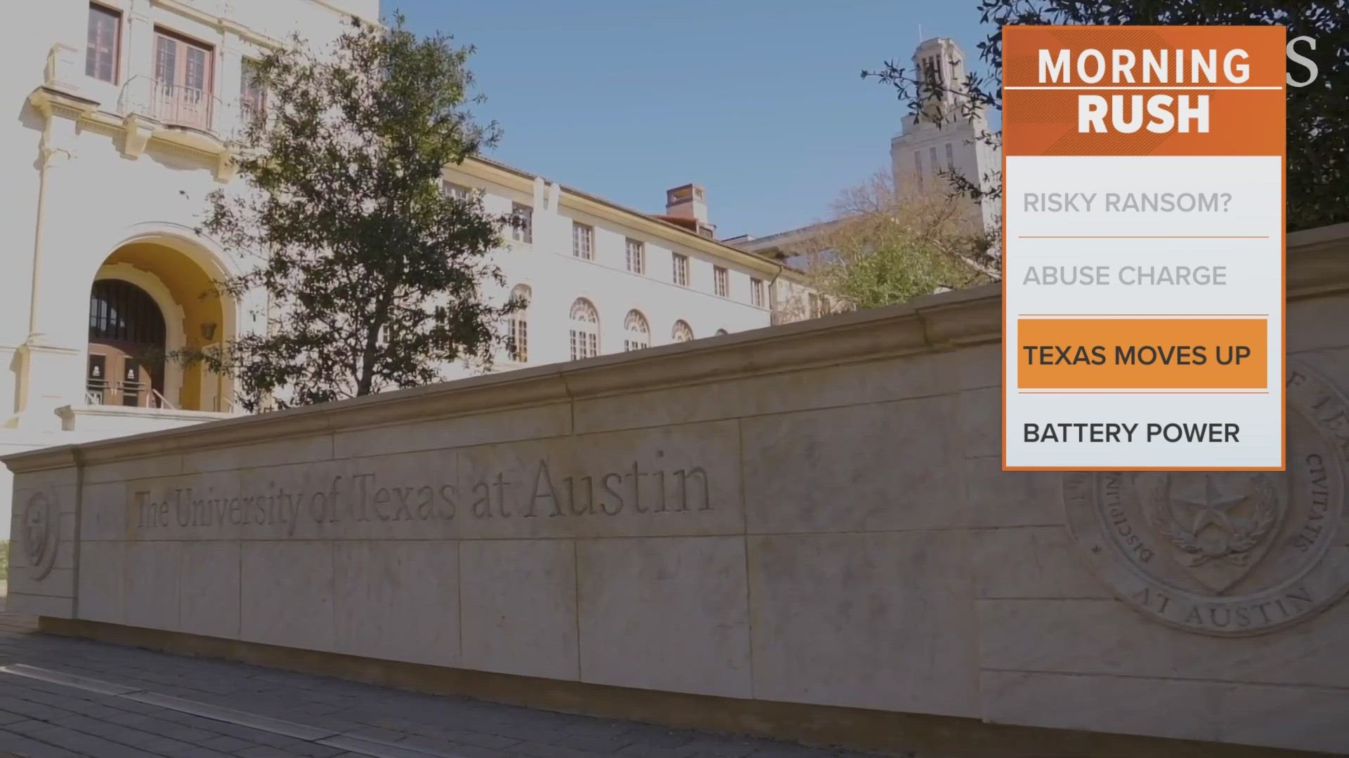 According to the U.S. News & World Report, UT Austin is now ranked No. 9 among national public universities, up one spot form last year.