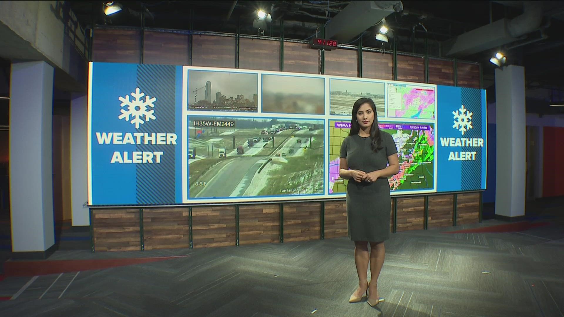 WFAA's Ariel Plasencia is keeping an eye on the traffic around North Texas Tuesday.