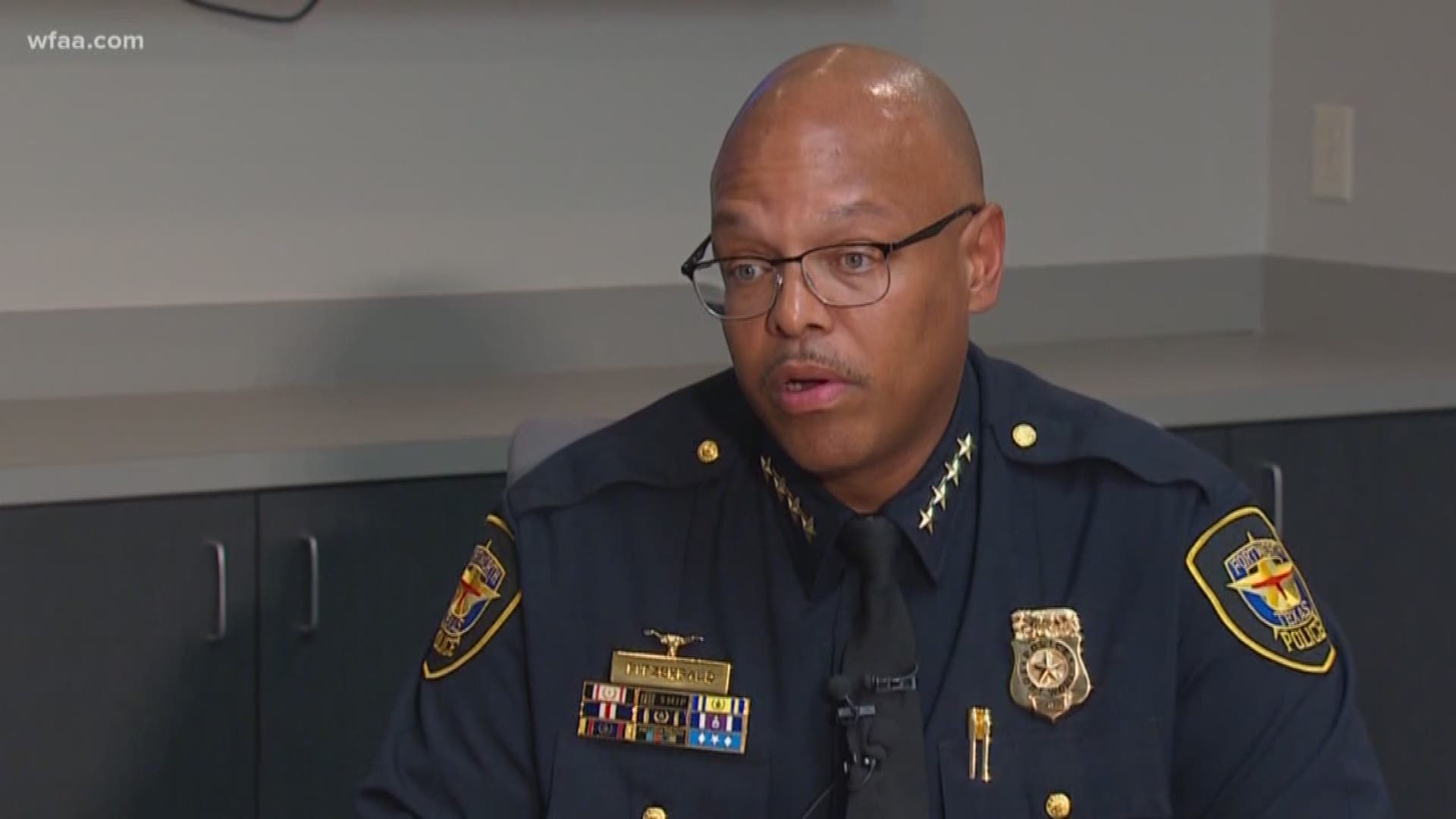 Fort Worth police chief Joel Fitzgerald fired