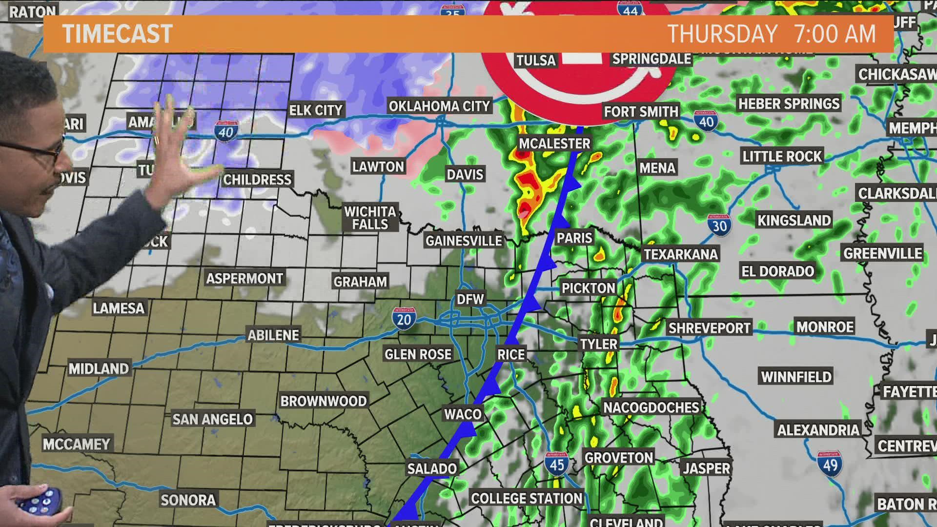 Dallas weather: Here's when we're expecting rain and thunderstorms this ...