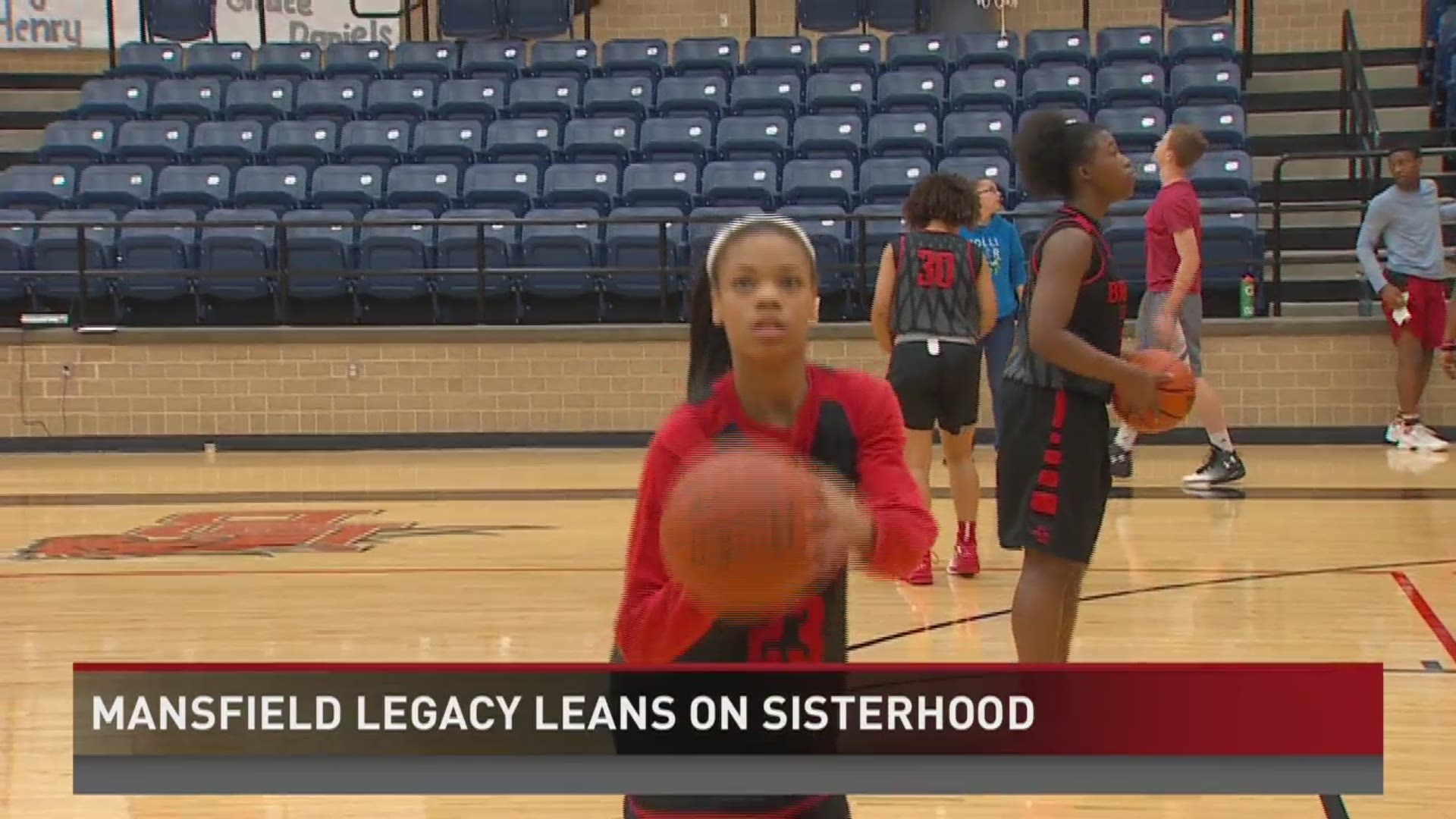 Lyric and Harmoni Turner learn to get along on the court as sisterhood grows on the Mansfield Legacy basketball team.