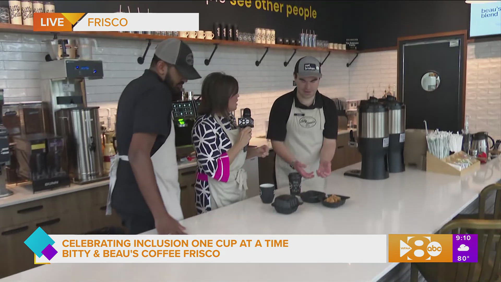 Paige takes us inside Bitty & Beau's Coffee Frisco, a place where people with disabilities are valued & given opportunity for meaningful work. 