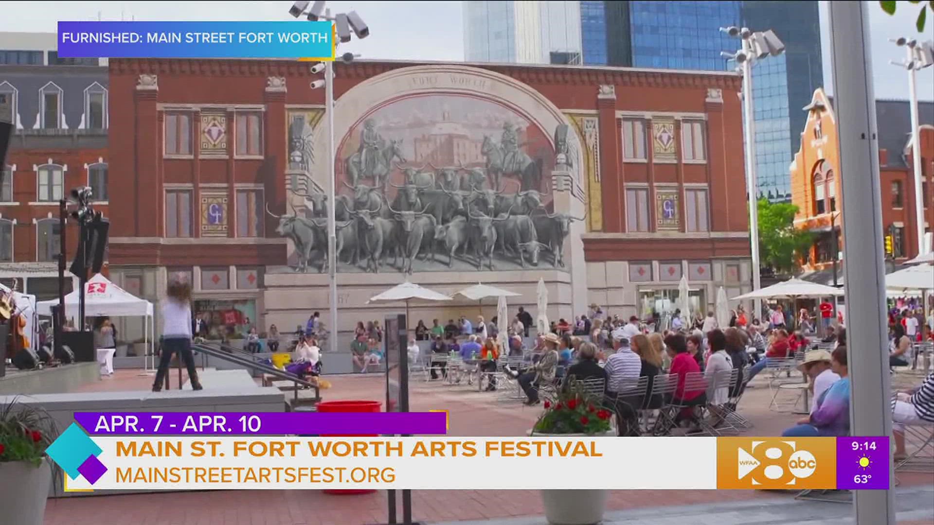 The Main Street Arts Festival is back in Fort Worth after a two-year hiatus featuring local artists, music, food and the new family-friendly ‘makers zone’.