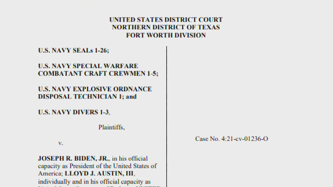 35 Navy SEALs and servicemembers file suit over vaccine mandate, await Fort Worth injunction ruling