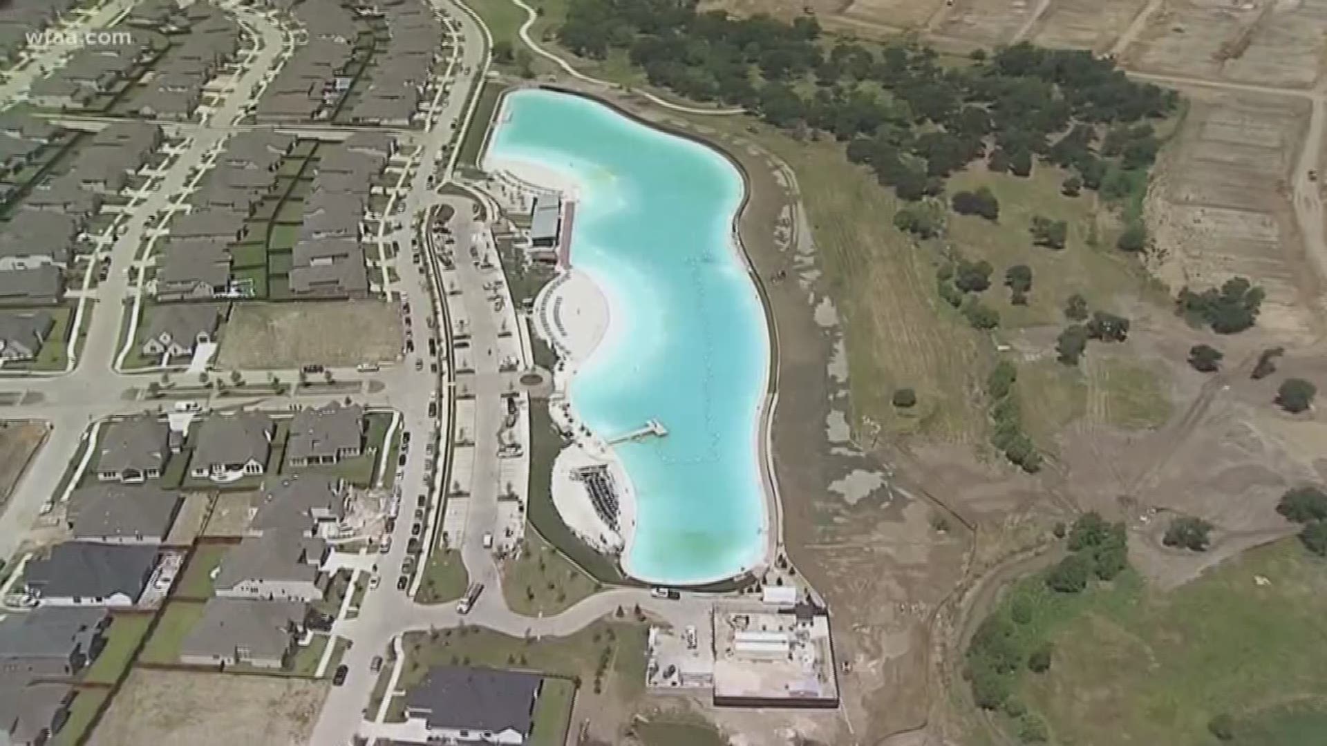 North Texas' first Crystal Lagoon will be open to the residents of Windsong Ranch in Prosper starting Saturday.