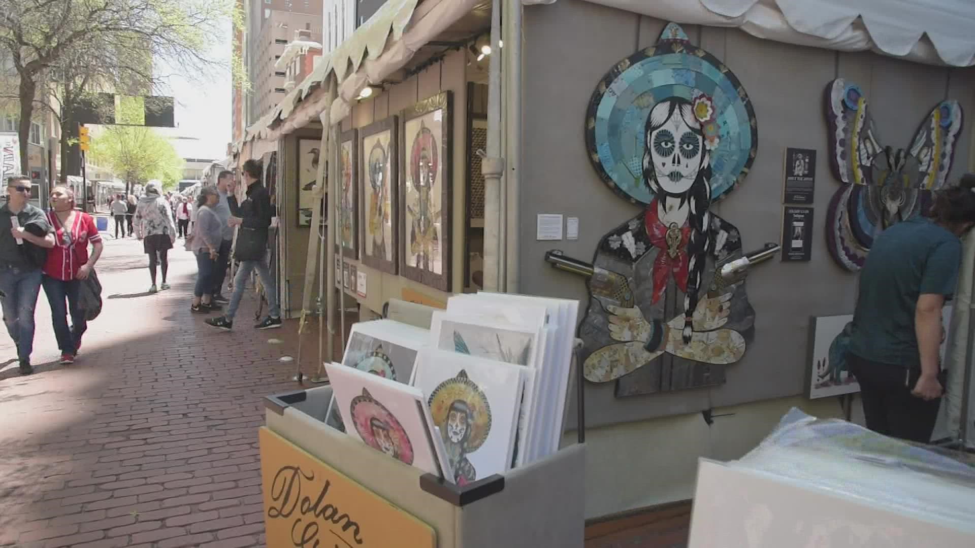 The Main Street Art Fair in Fort Worth makes its return after a 2-year hiatus but it has some competition close by.
