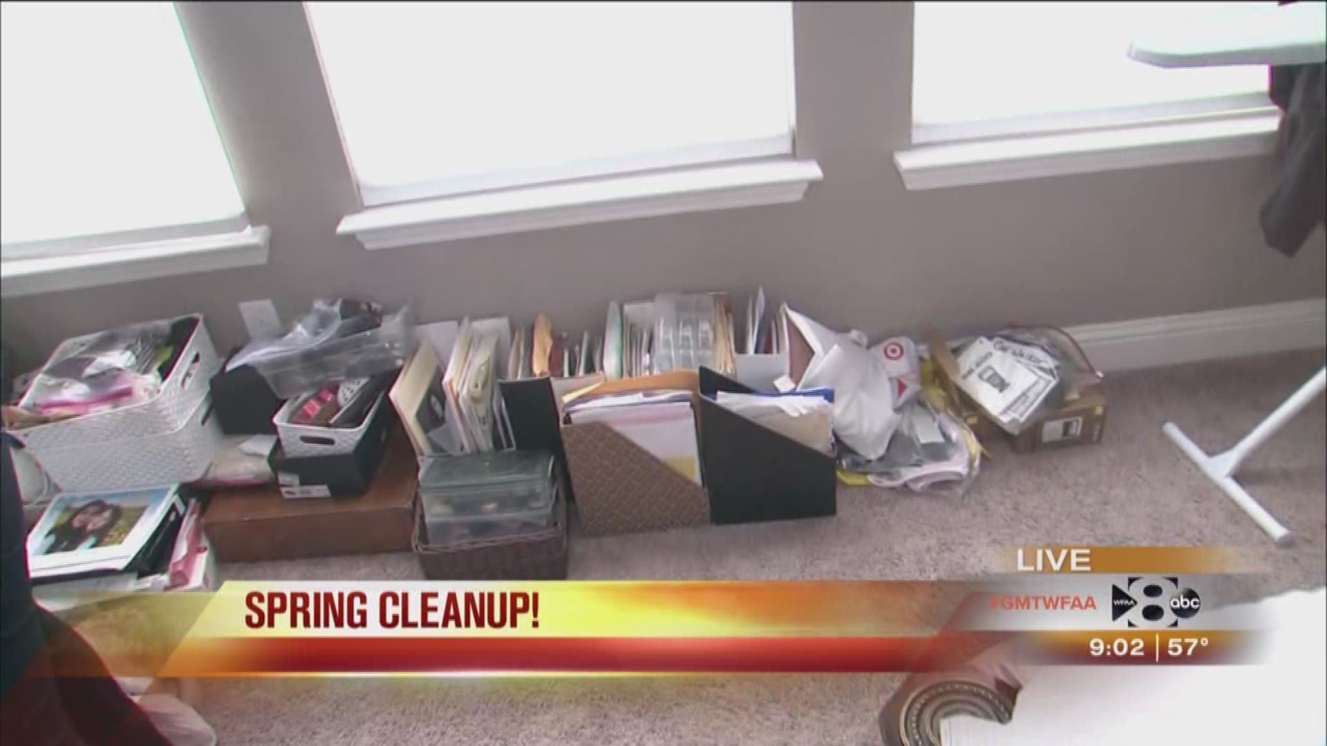 Get organized with spring cleaning