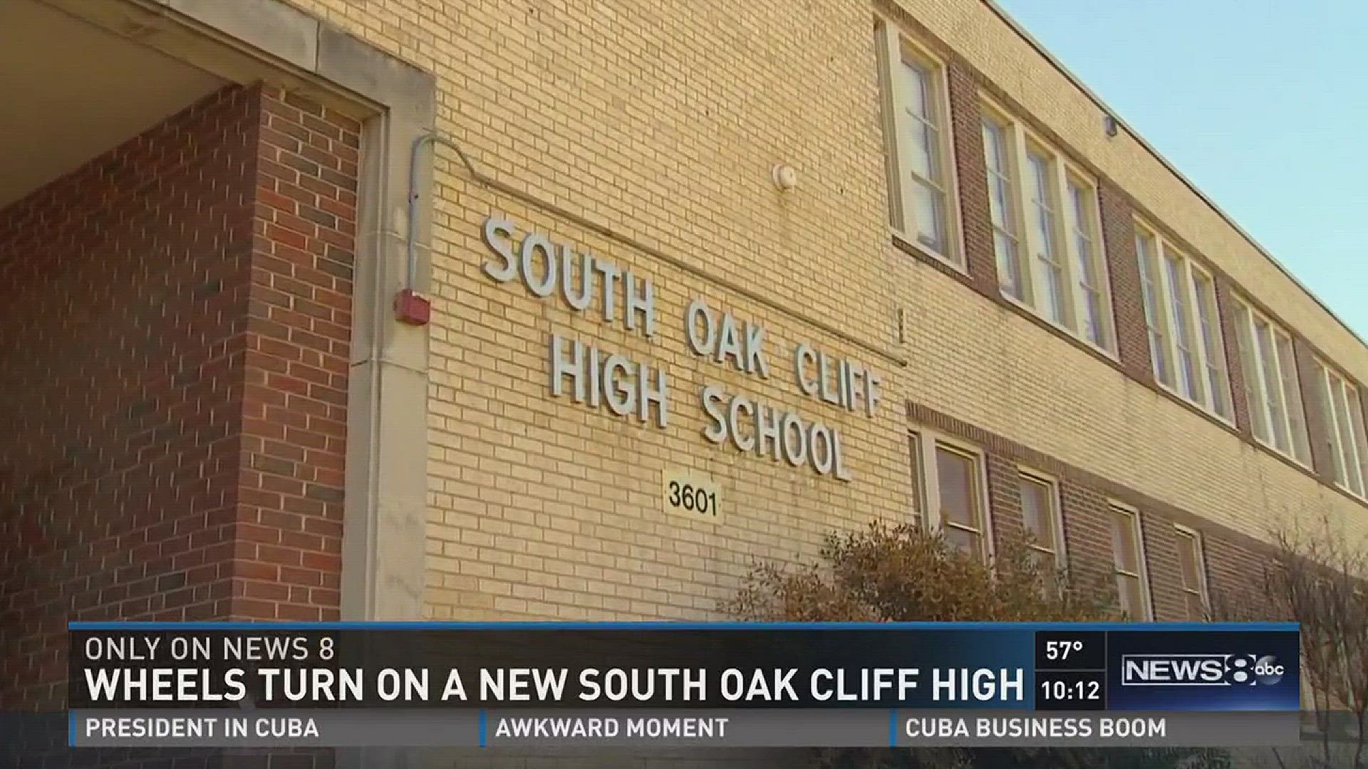 South Oak Cliff High School's building is so bad that students walked out of class, demanding better conditions and calling for a new facility.And now-it looks like that is a serious possibility.