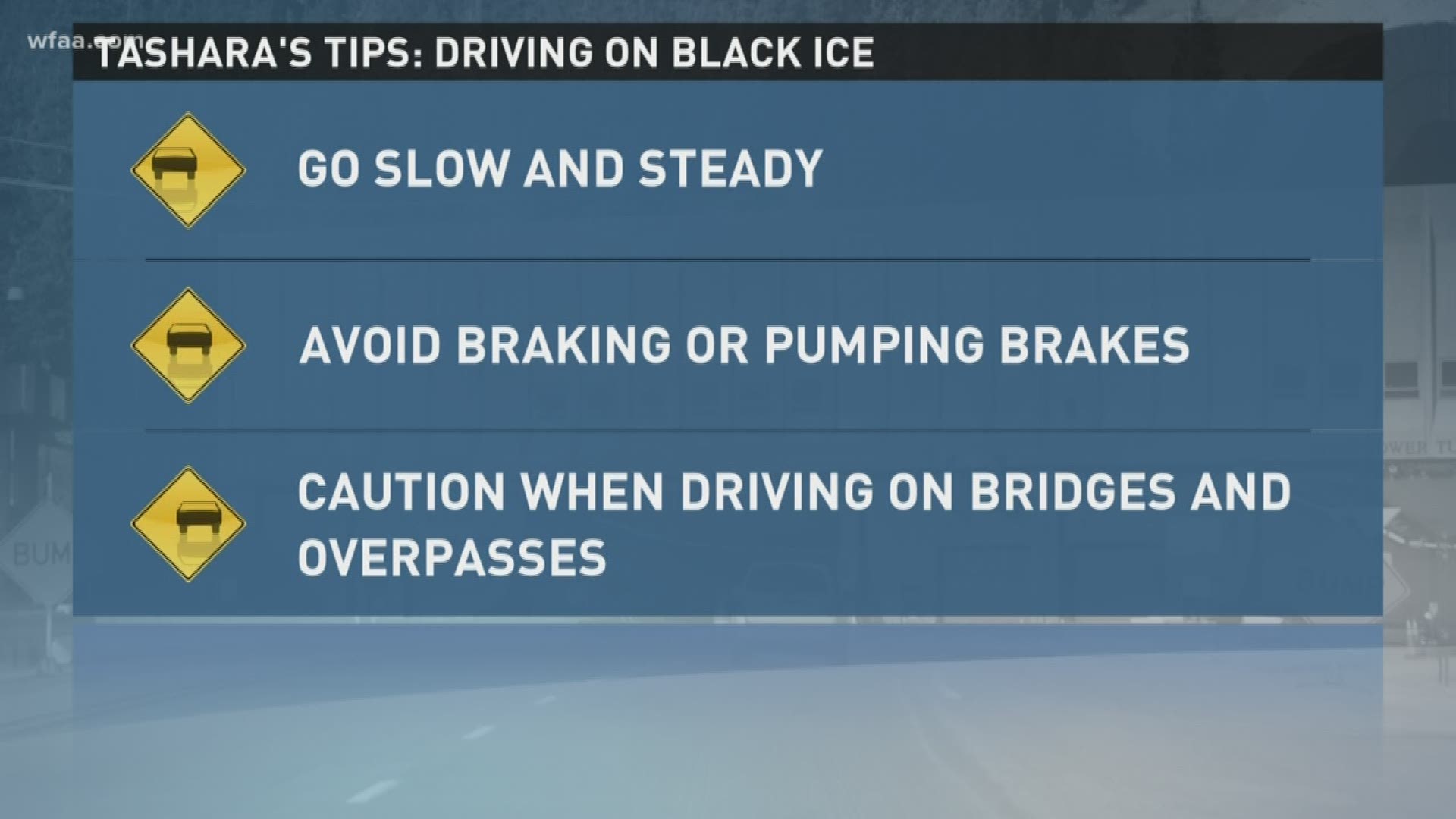Slick roads made for a messy commute Friday morning around Dallas Fort-Worth. Here are tips to follow if you encounter black ice while driving.