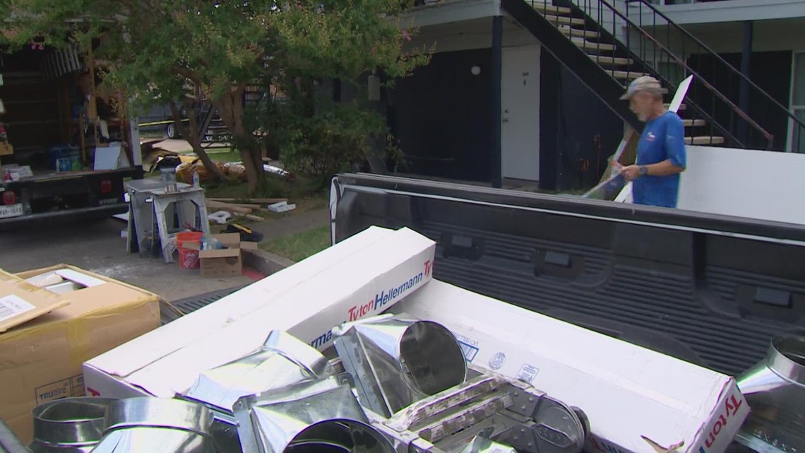 Some Dallas County residents are receiving free A/C units amid heatwave