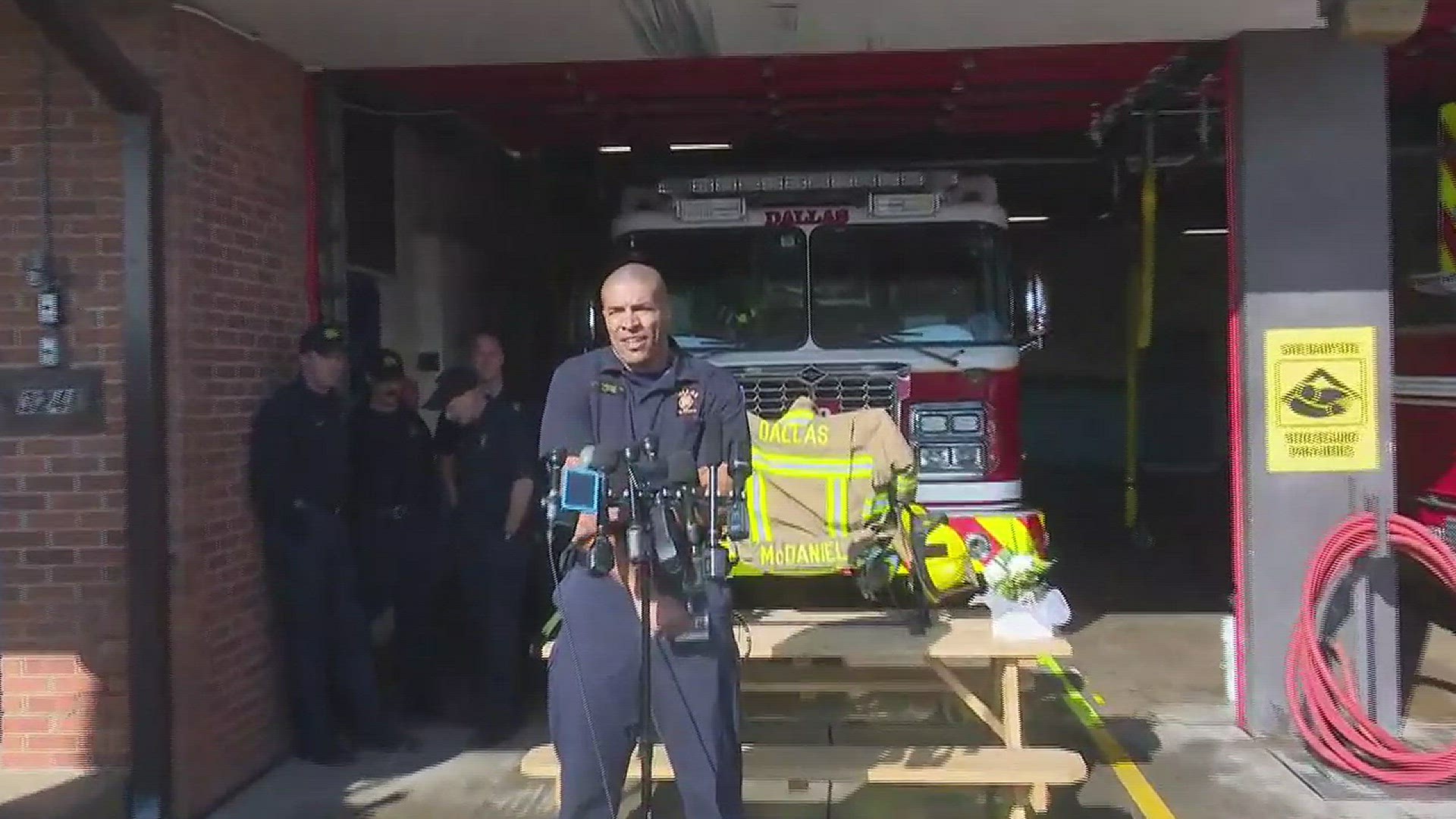 WATCH: Fire Station 36 remembers colleague Brian McDaniel