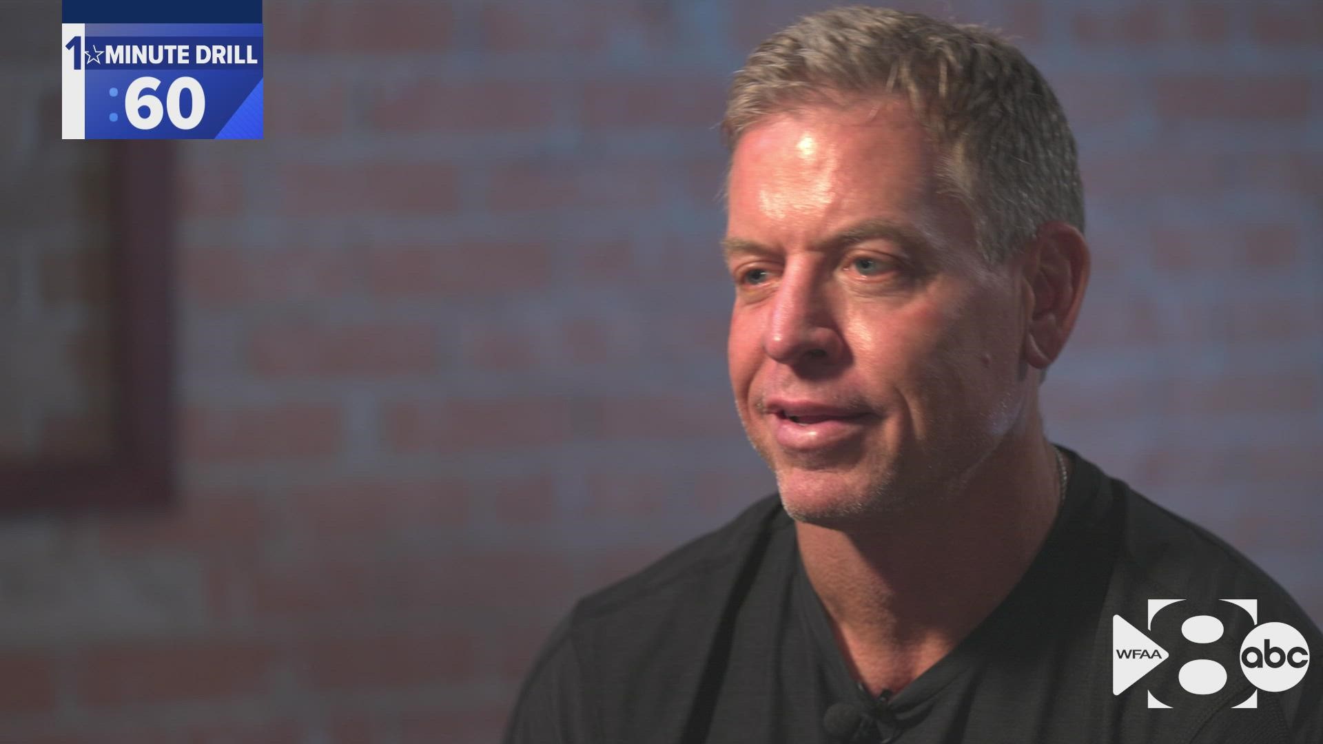 WFAA sports anchor Joe Trahan sat down with Troy Aikman for a rapid-fire speed round ahead of the Cowboys' Monday Night Football game.