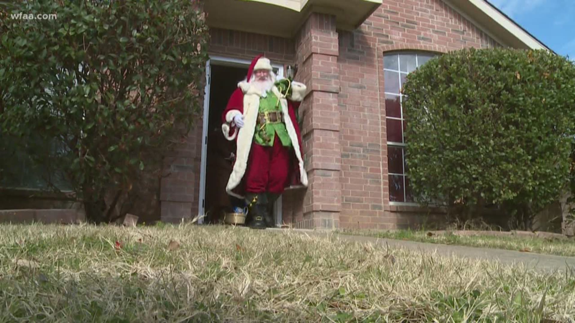 Santa receives surprising request, delivers Christmas miracle