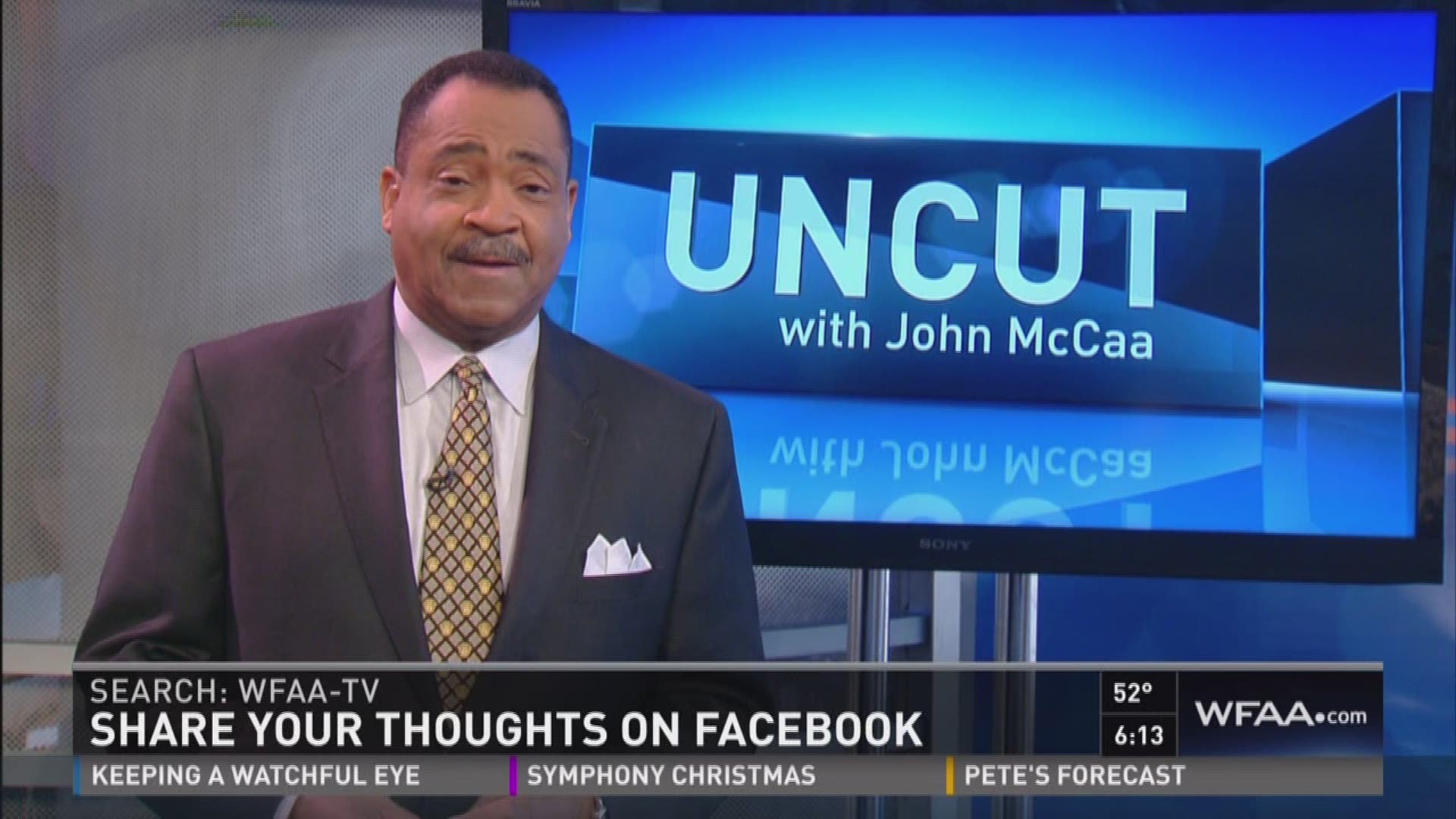 News 8's John McCaa shares his thoughts on the week's big stories in his Uncut commentaries.