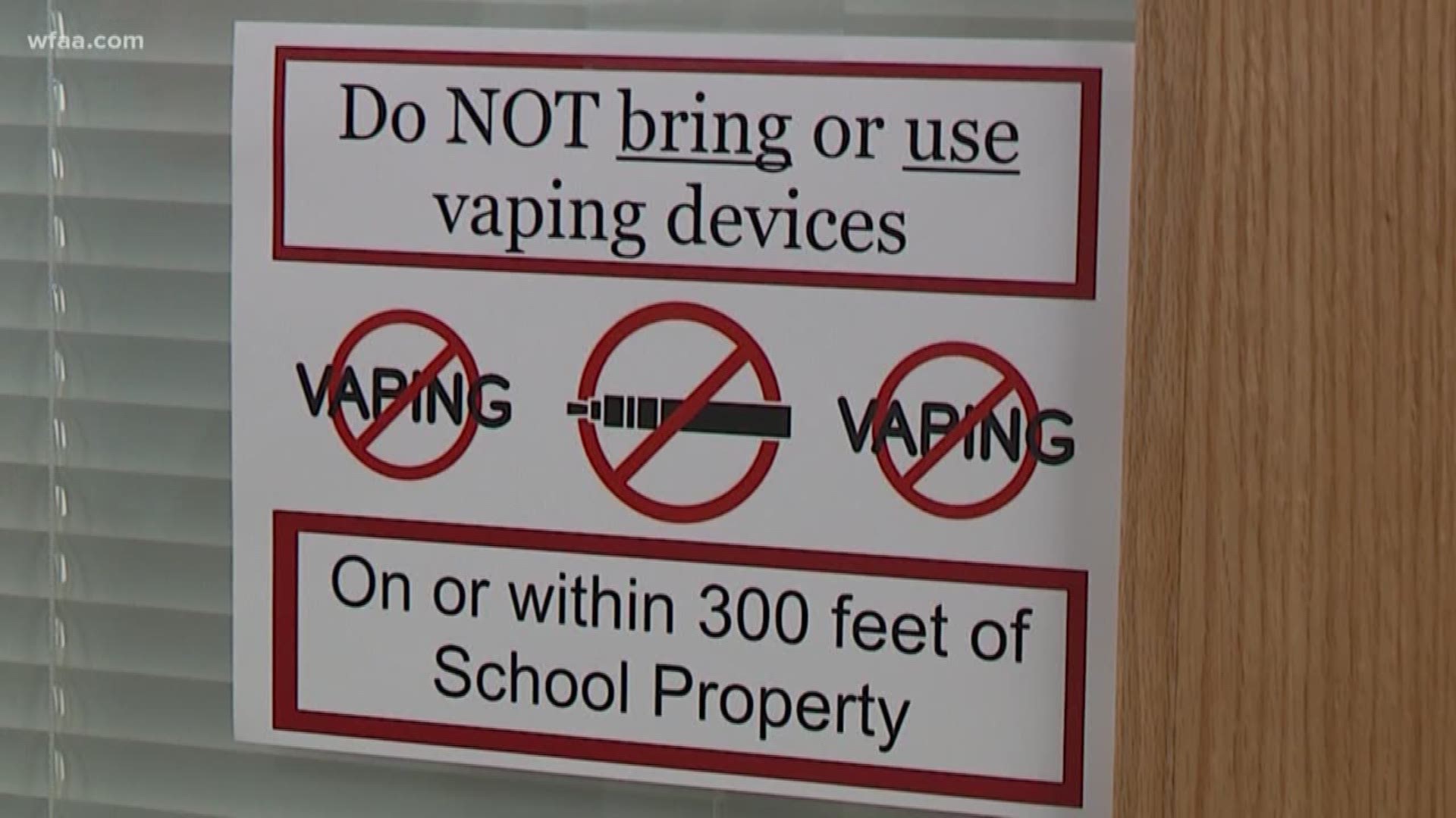 Vaping THC not only has a possible health setback, but it's also a quick way to get charged with a felony in Texas if you're a student. Richardson ISD is making students watch a nearly three-minute video that explains how vaping an illegal substance on campus could result in jail time.