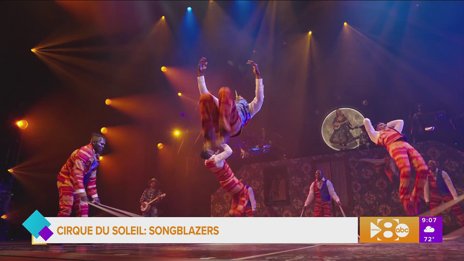 Paige gives us a preview of Cirque Du Soleil: Songblazers happening now through October 20th.