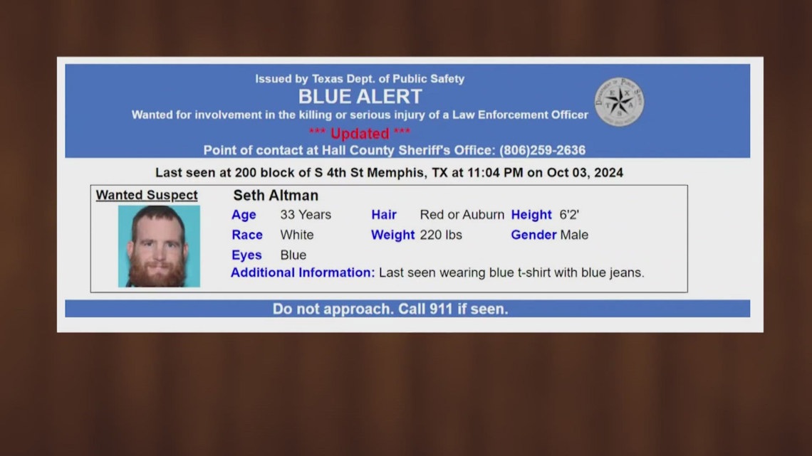 Man accused of shooting Texas police chief prompting Blue Alert ...