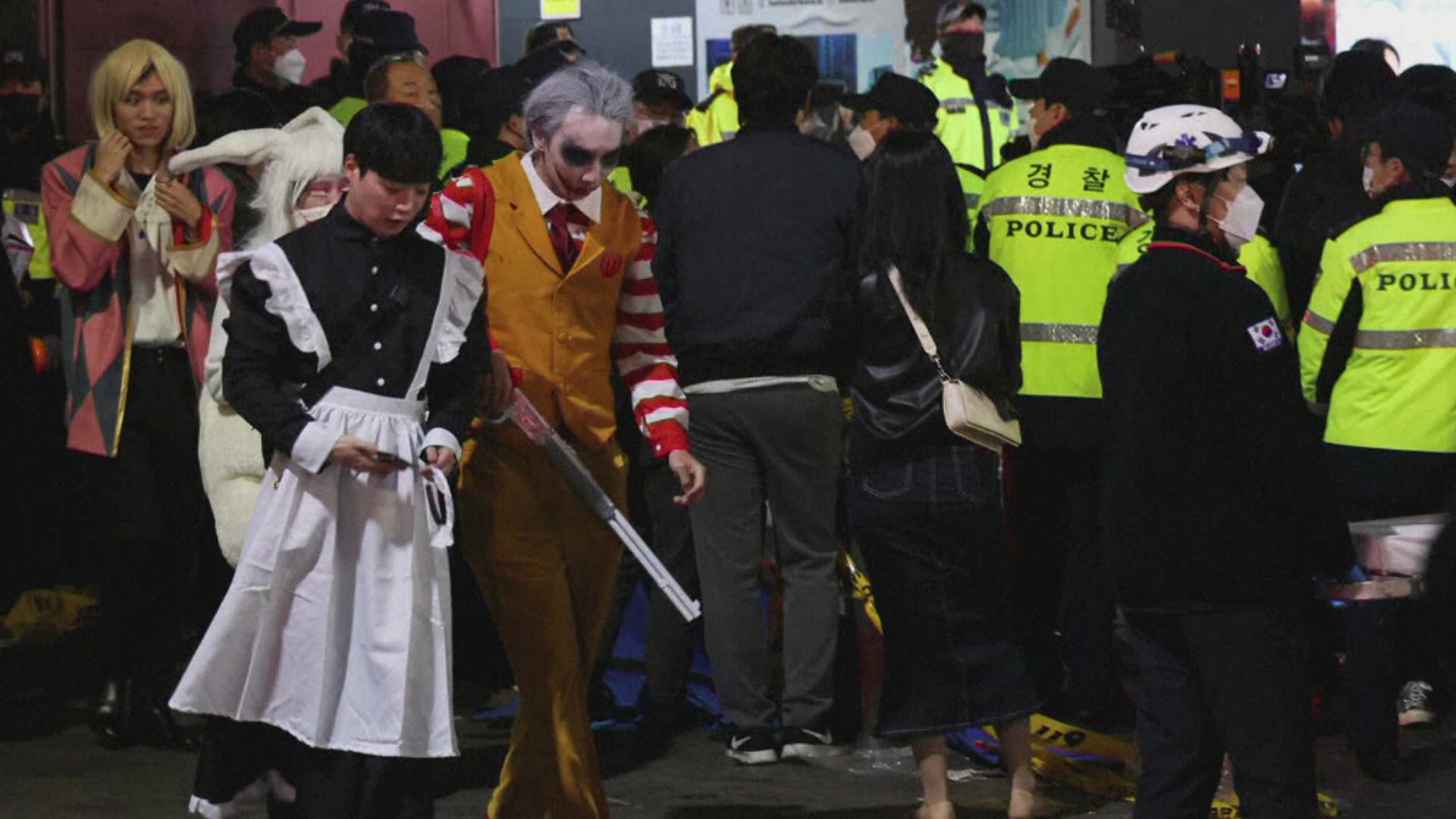 At least 153 were killed in a crowd surge at a Halloween event attended by hundreds of thousands in South Korea