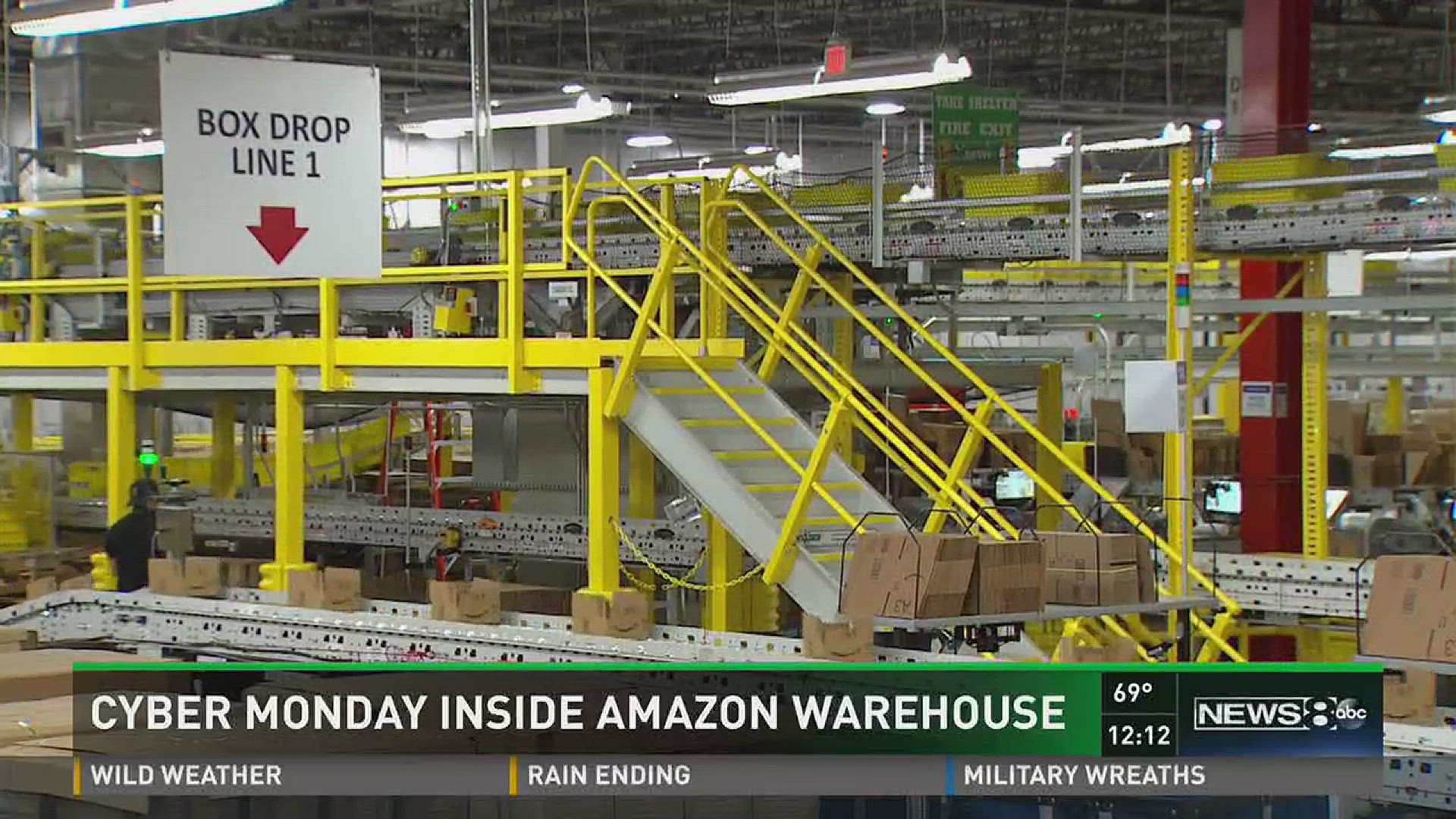 Inside An  Warehouse On Cyber Monday 