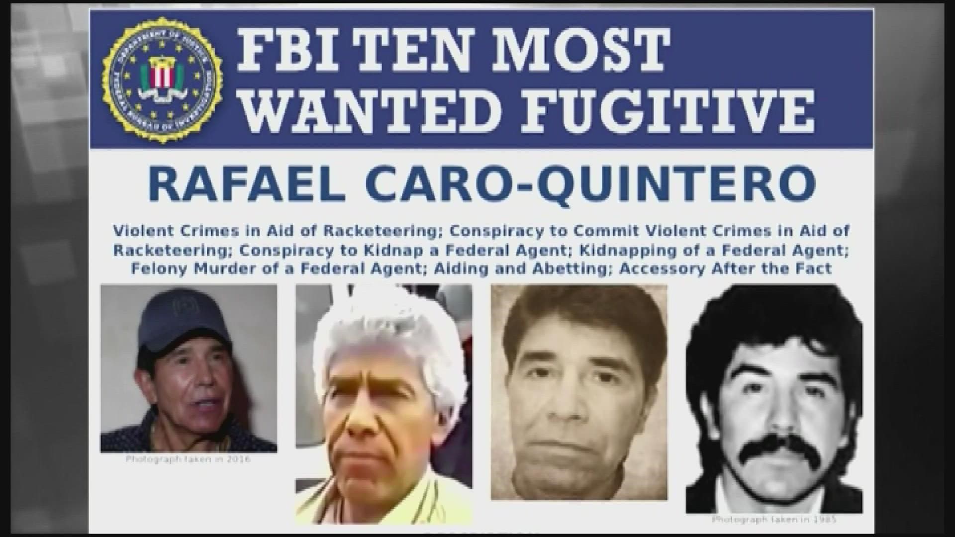 Rafael Caro Quintero, who was behind the killing of a U.S. DEA agent in 1985, was captured nearly a decade after walking out of a Mexican prison.