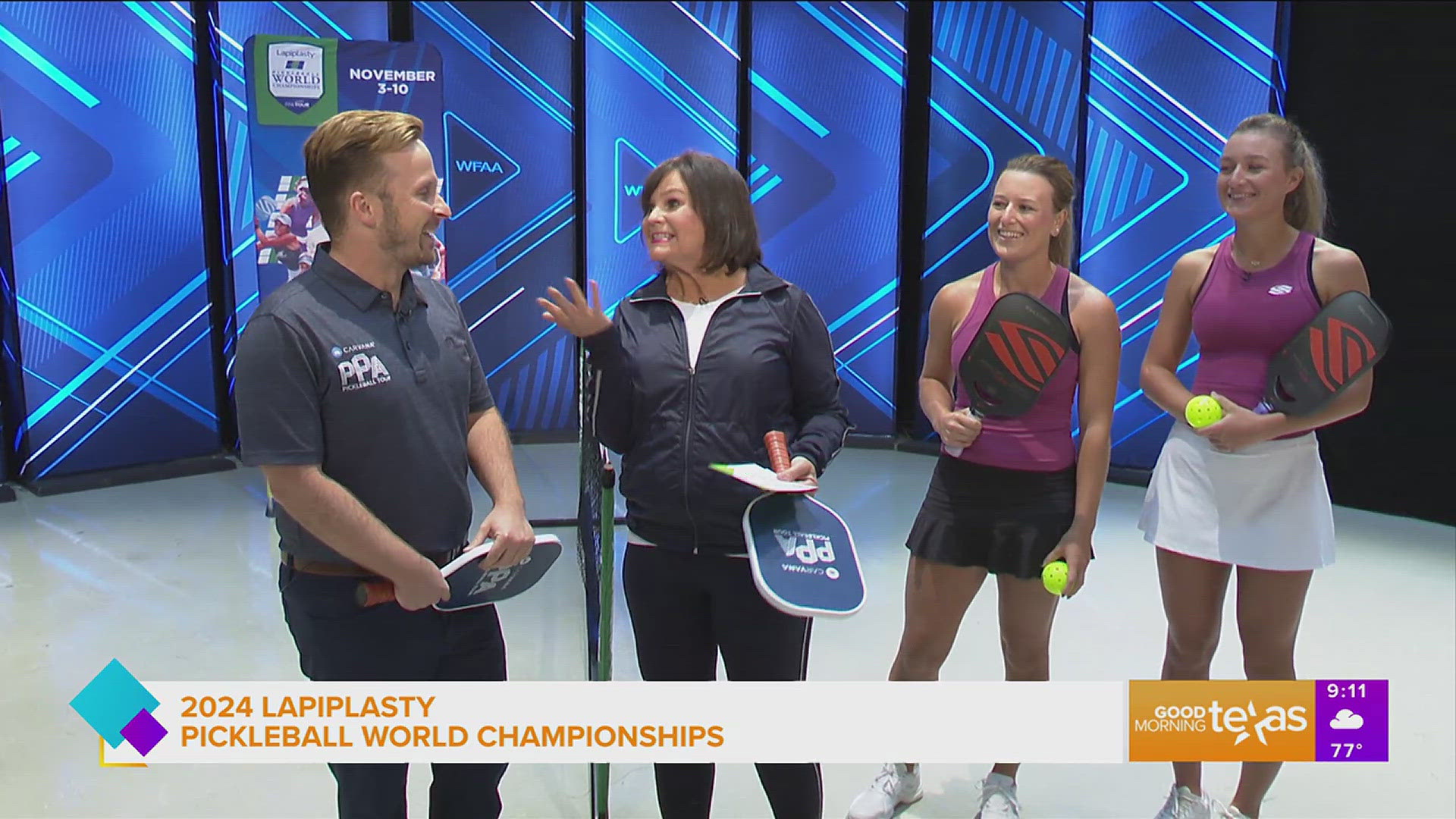 Paige is joined by Jeff Watson from PPA, and Pickleball Silver Medal Champions Maggie and Mary Brasci for a preview of the tournament.