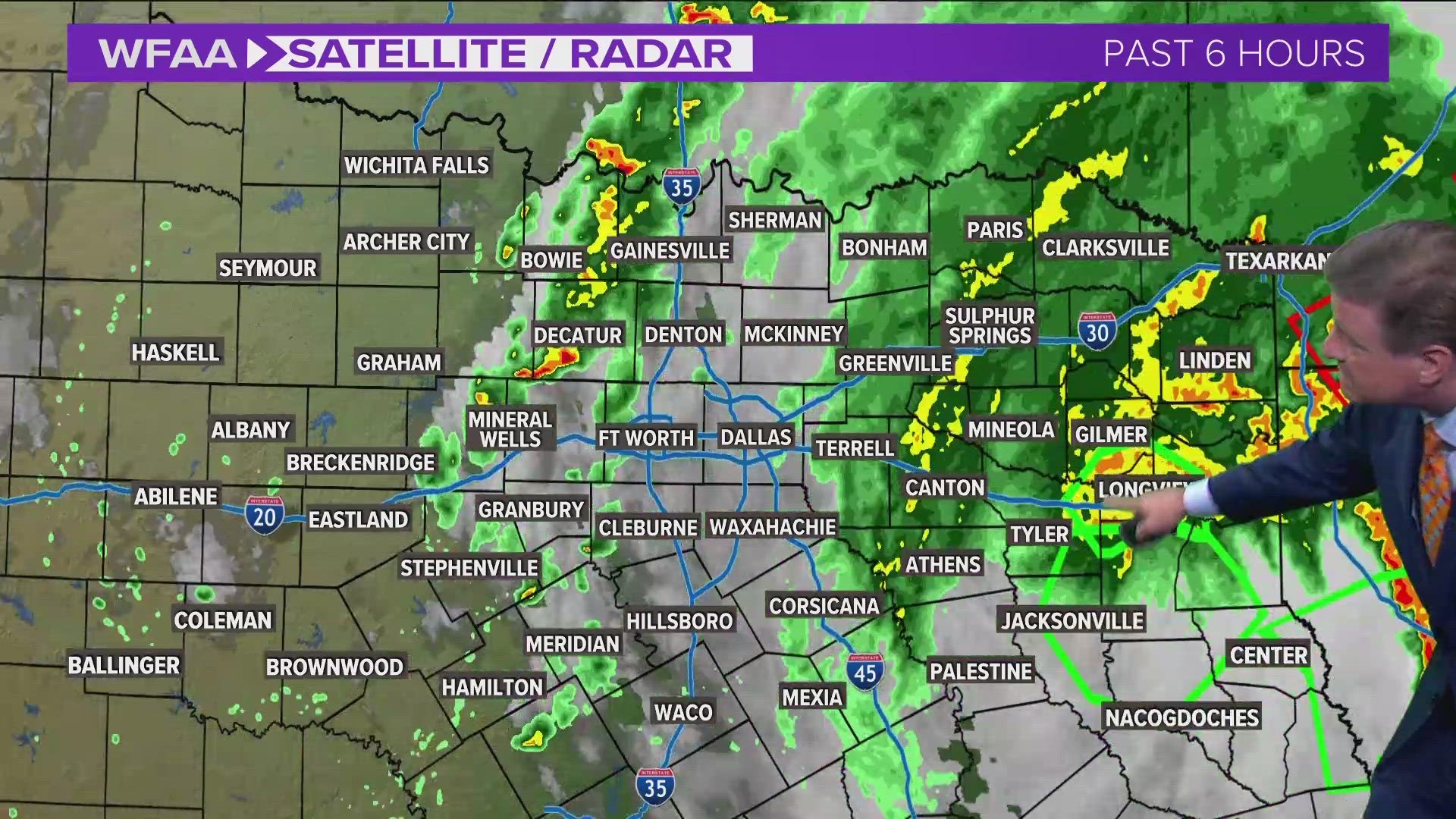 Hurricane Beryl is bringing low temps to DFW, but not much rain.