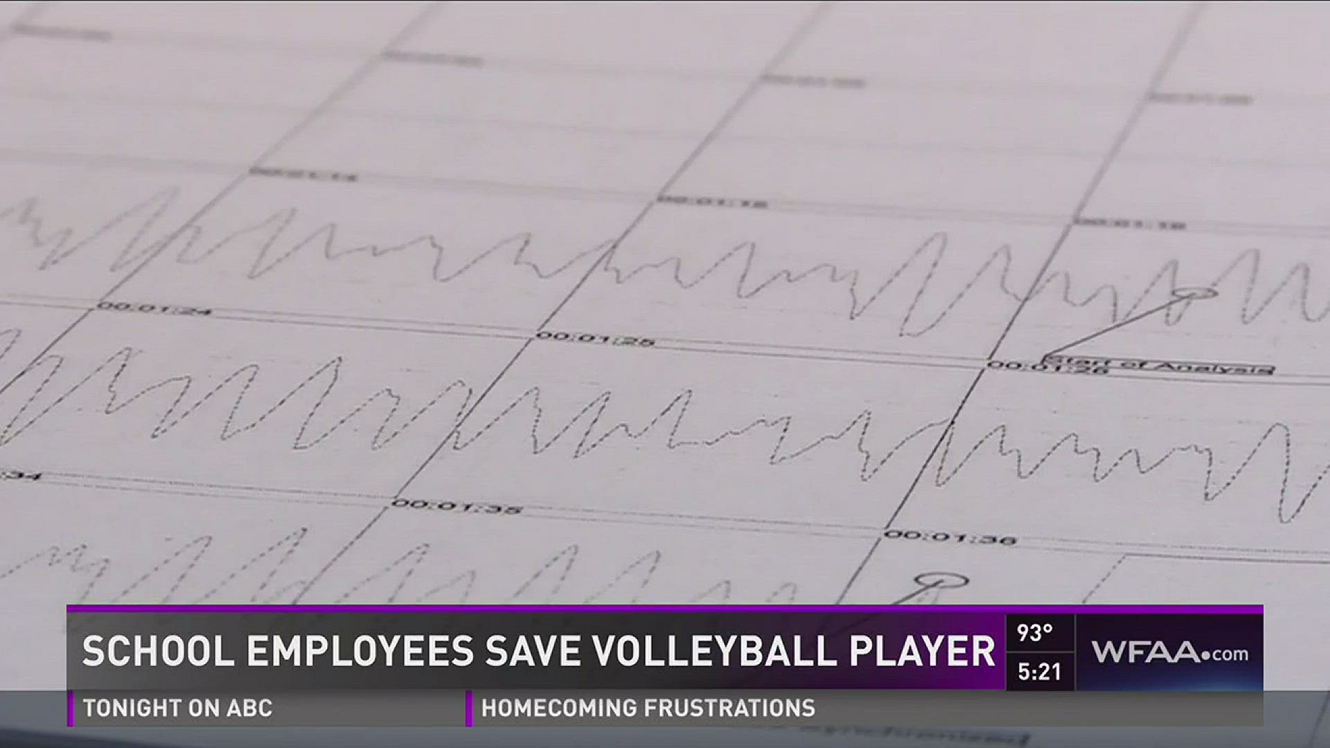 School employees save volleyball player