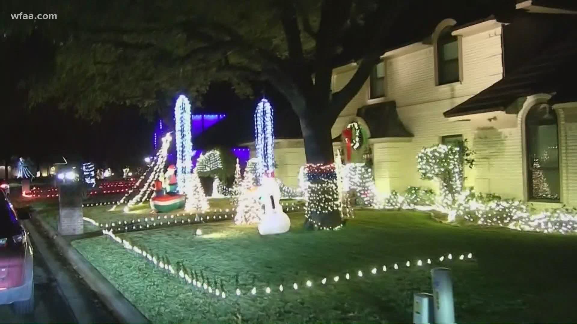 Police in Arlington are asking those who visit the popular route for Christmas lights to plan ahead.