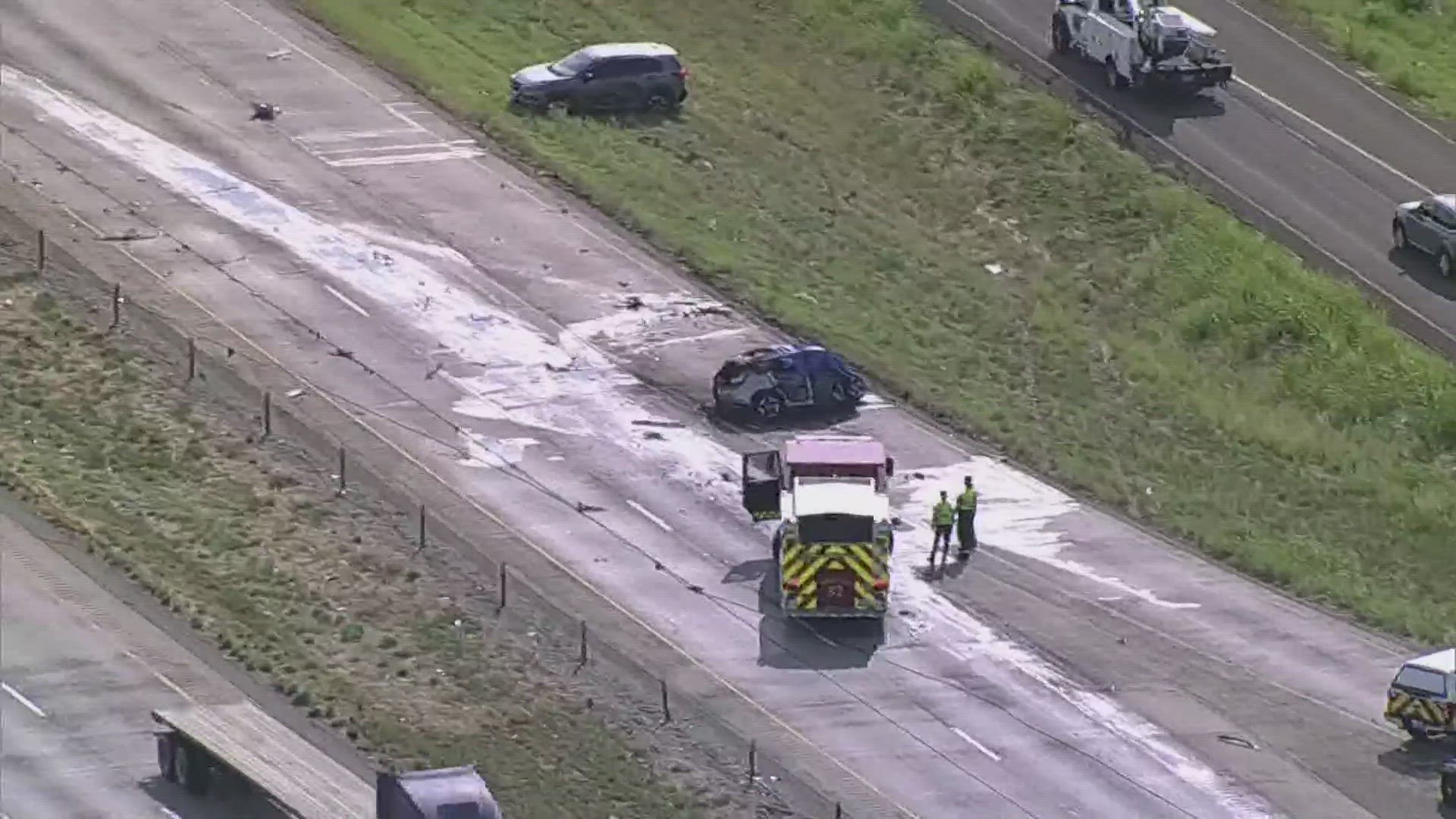 Royse City, TX: 2 killed in I-30 crash, fire, officials say | wfaa.com