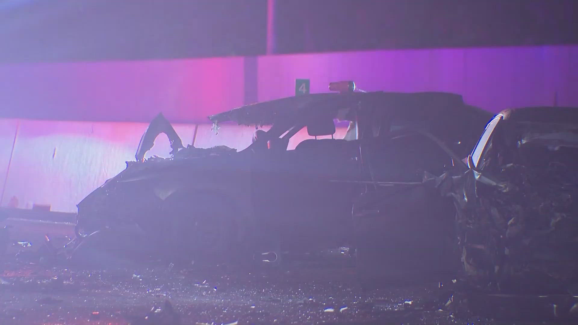 A fatal crash closed all southbound lanes of the Dallas North Tollway, officials say. 