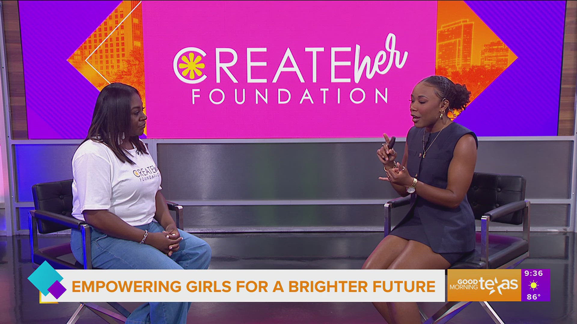 CREATEHer Foundation Founder Cydney Harris shares how she's helping girls shape their future. Go to createherfoundation.org for information.