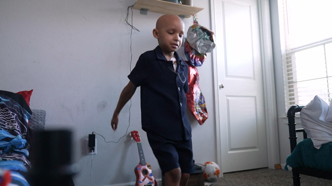 'Get out of me!': North Texas 8-year-old's response to cancer after hospital dance goes viral