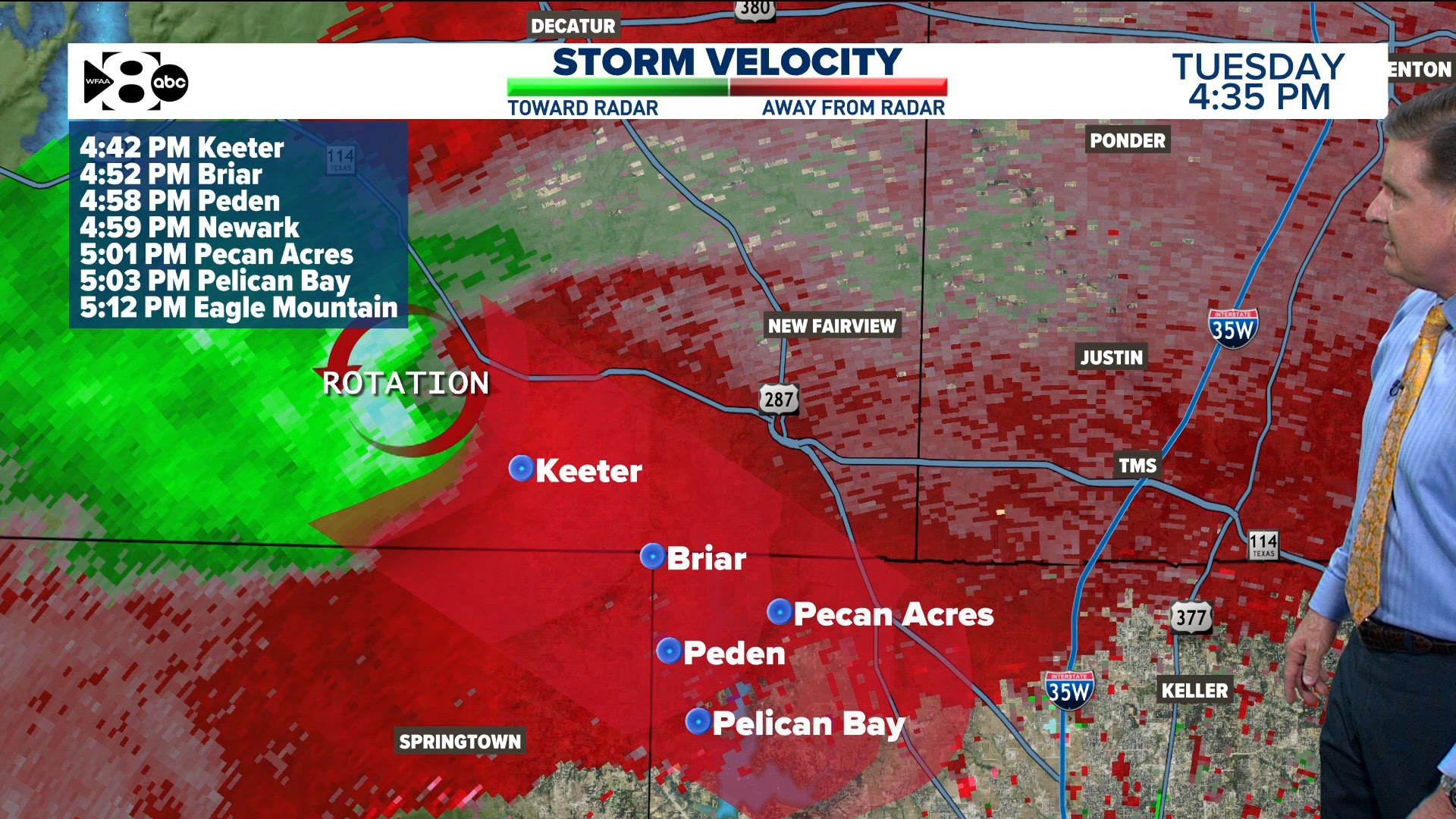 DFW weather: Tracking tornado warning in Wise County | wfaa.com