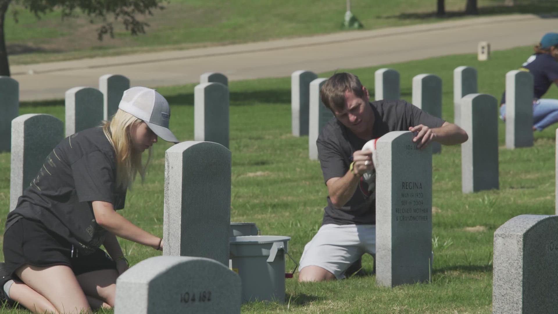 A National Day of Service will be held at more than 60 national cemeteries across the country.