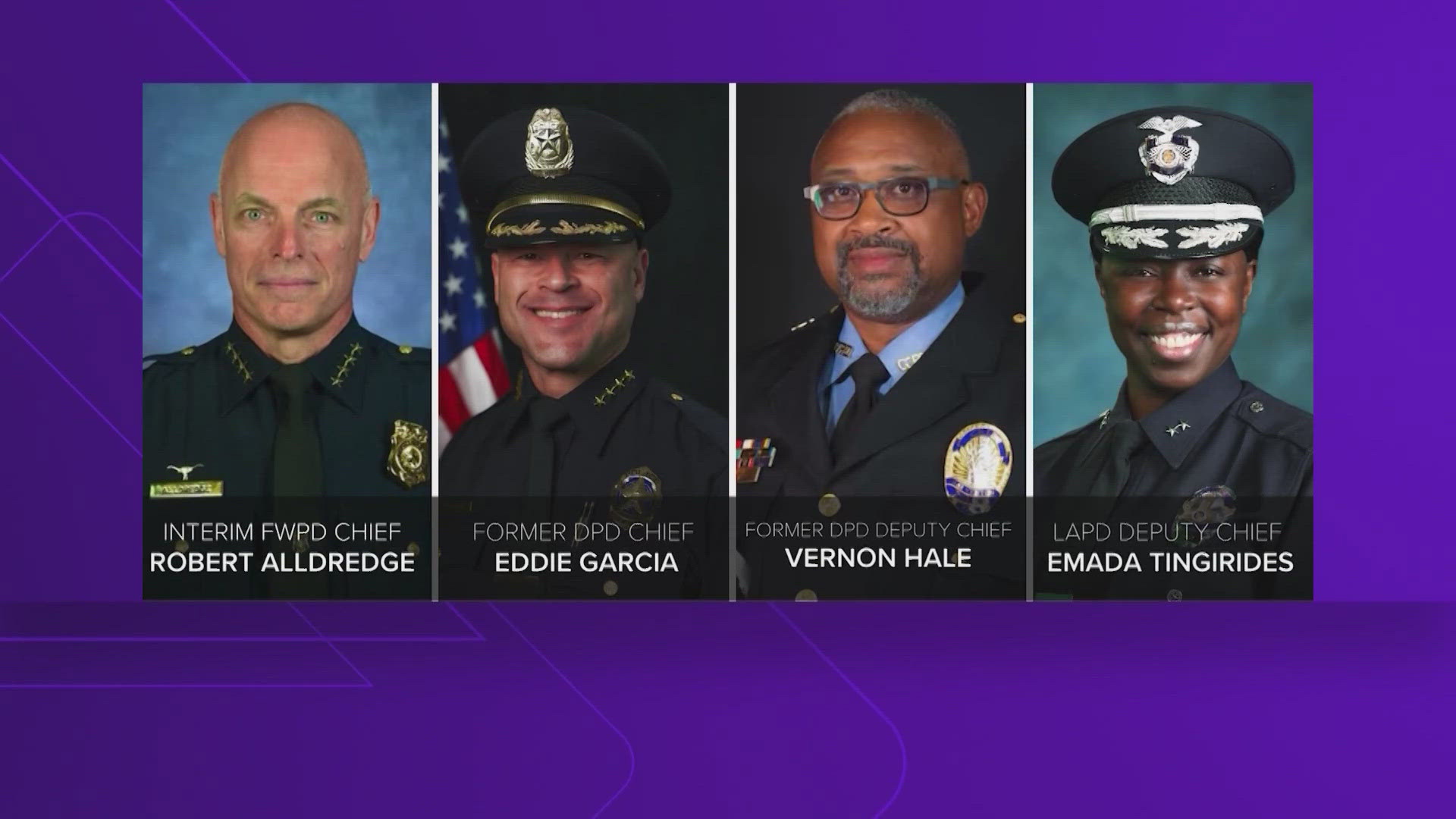 WFAA was first to report former Dallas Police Chief Eddie Garcia, who walked away from law enforcement months ago, is one of the final 4 candidates for FWPD chief.