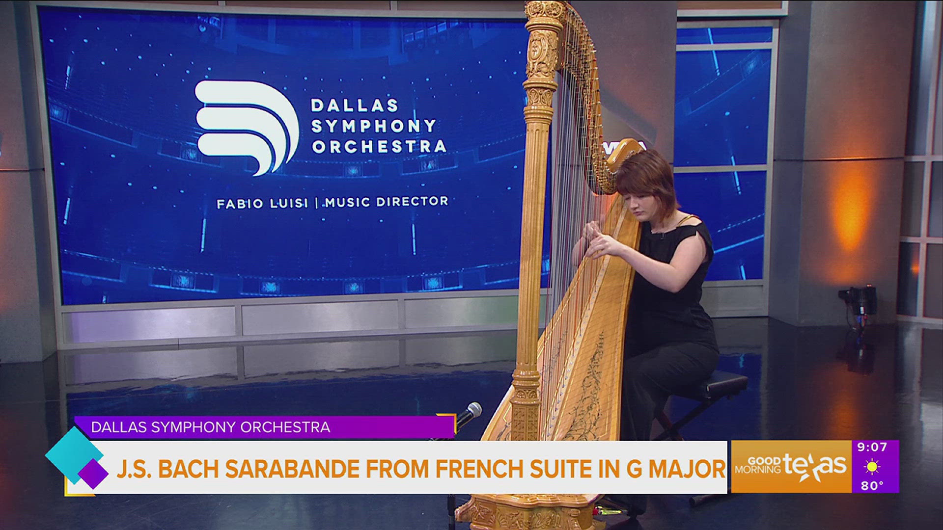 We get a preview of what's to come in the Dallas Symphony Orchestra's new season, plus a special performance from Principal Harpist Emily Levin.