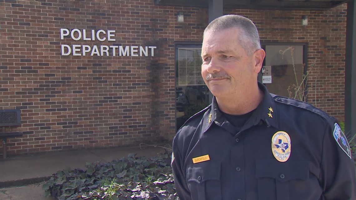 Texas police chief reacts after one of his officers was shot during a ...